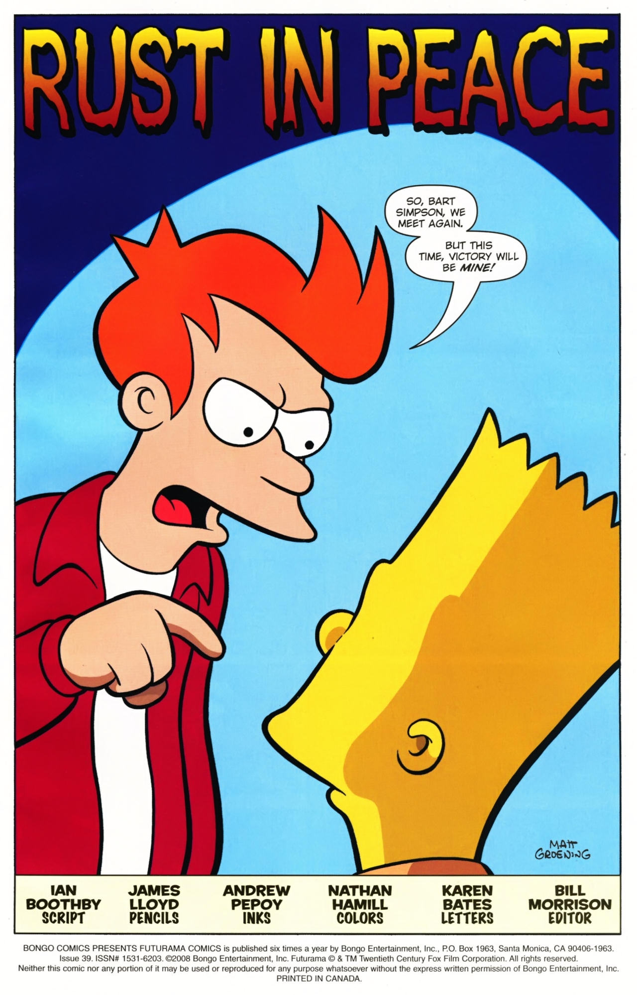 Read online Futurama Comics comic -  Issue #39 - 2