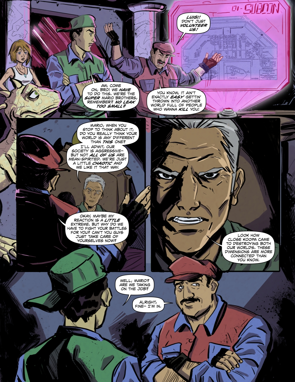 Read online Super Mario Bros. The Movie comic -  Issue #4 - 4