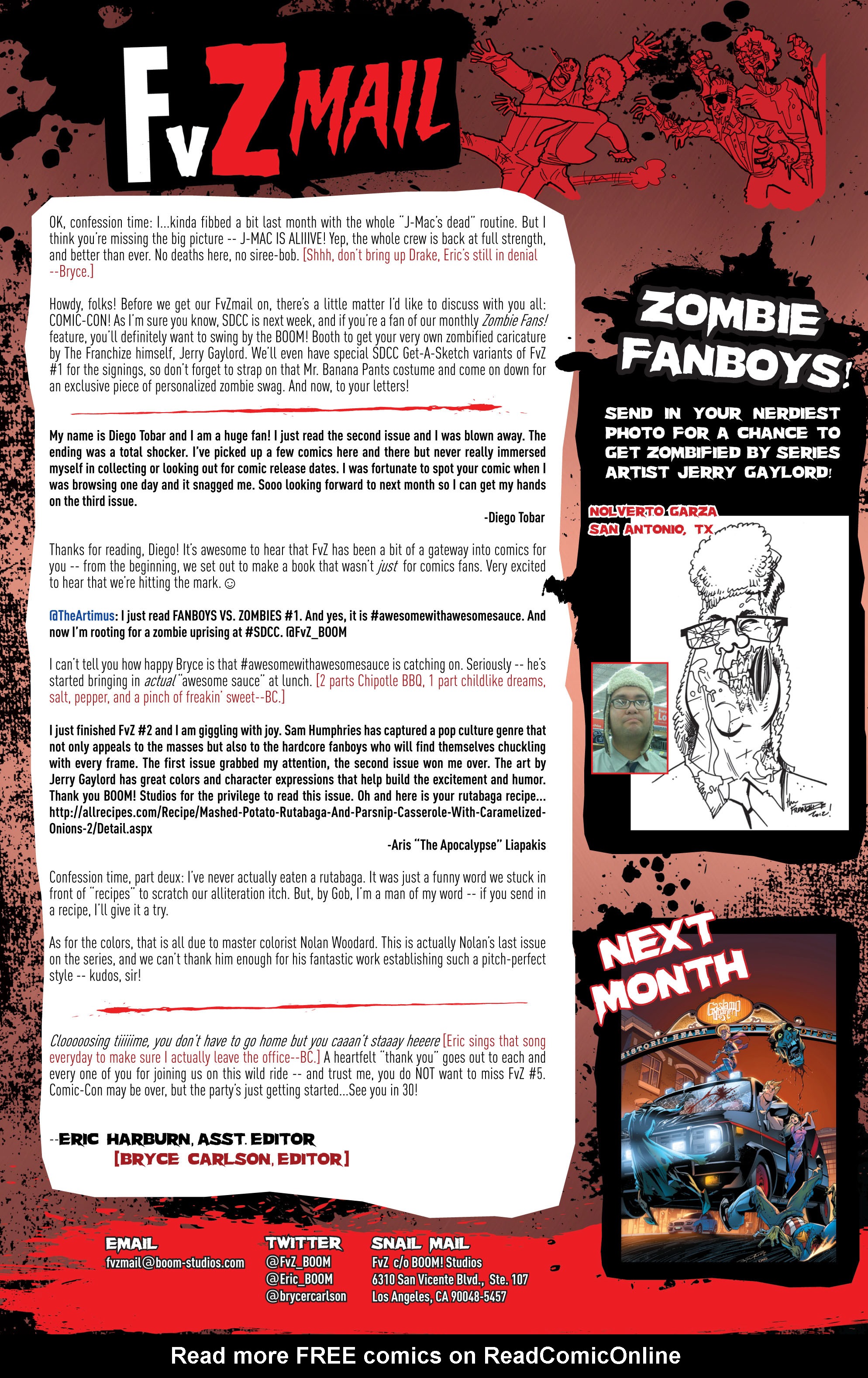 Read online Fanboys vs. Zombies comic -  Issue #4 - 30