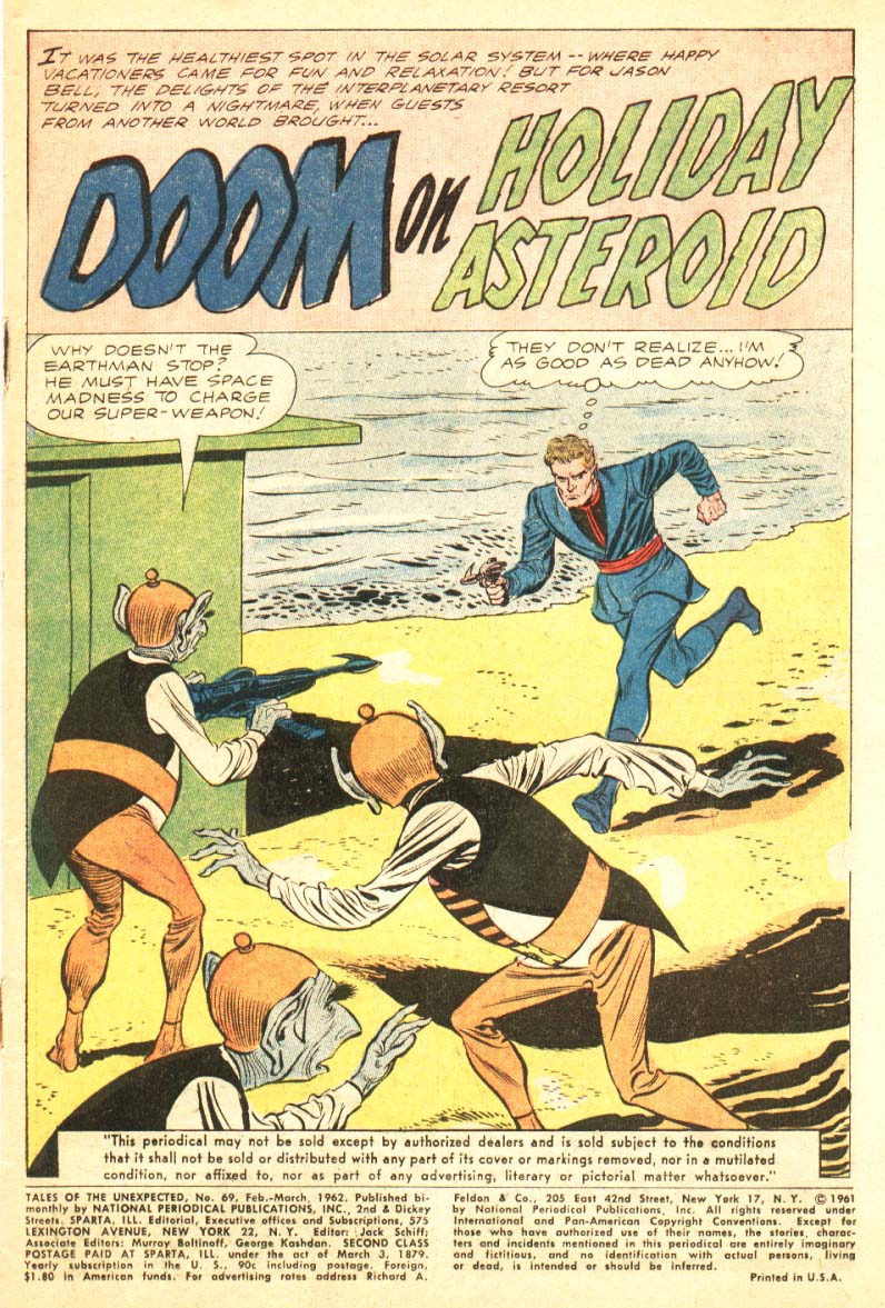 Read online Tales of the Unexpected comic -  Issue #69 - 3