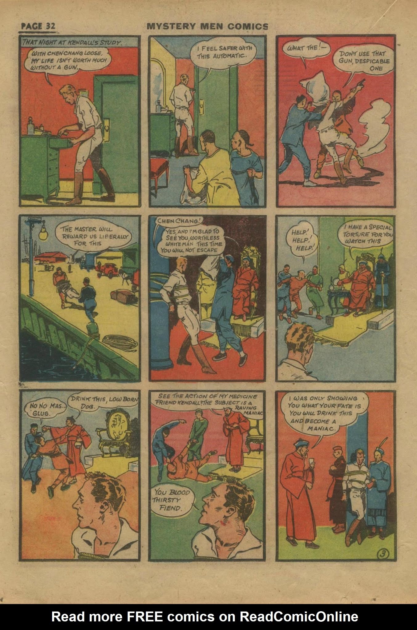 Read online Mystery Men Comics comic -  Issue #14 - 34