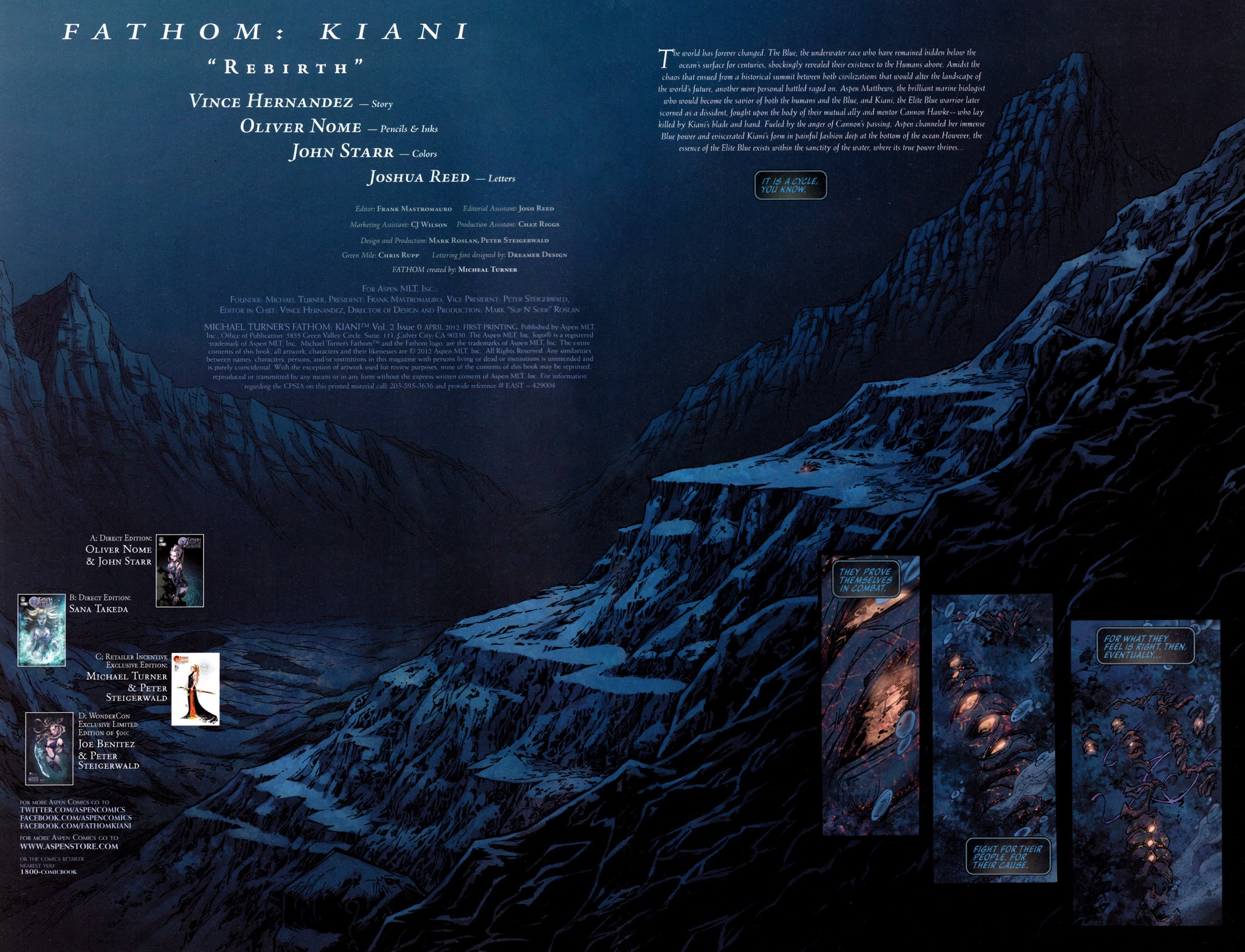 Read online Michael Turner's Fathom: Kiani comic -  Issue #0 - 2