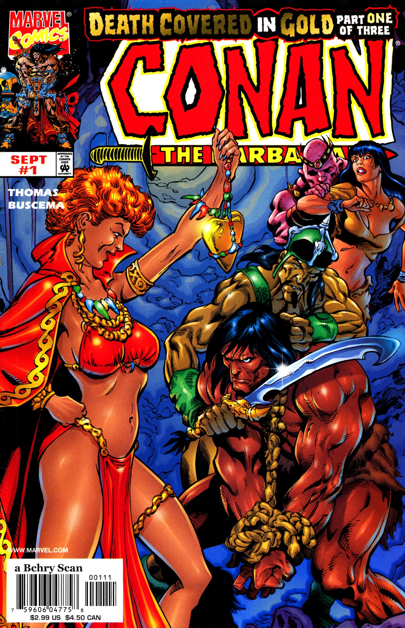 Read online Conan the Barbarian: Death Covered In Gold comic -  Issue #1 - 1