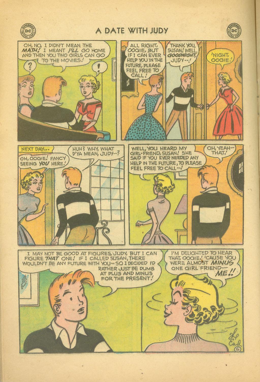 Read online A Date with Judy comic -  Issue #57 - 16