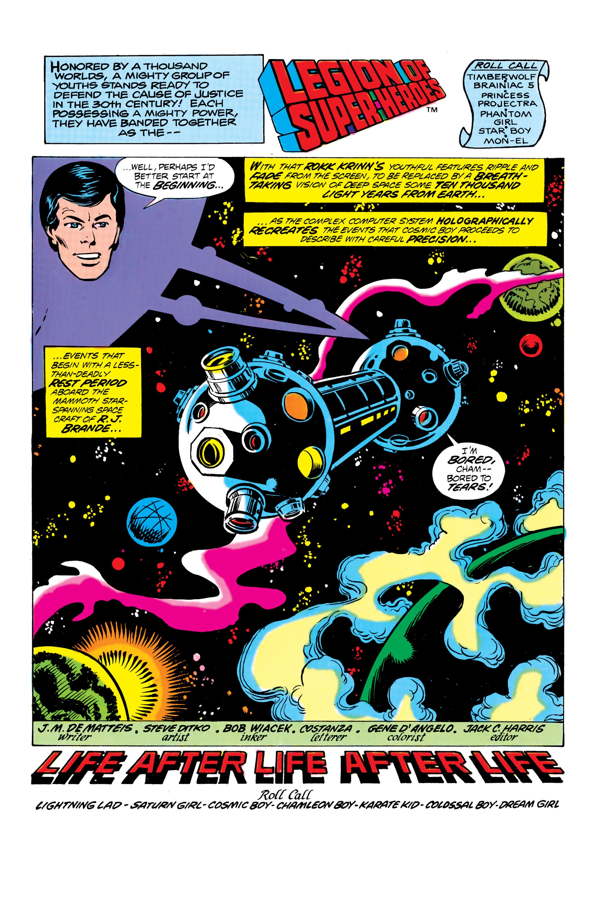 Read online Legion of Super-Heroes (1980) comic -  Issue #268 - 3