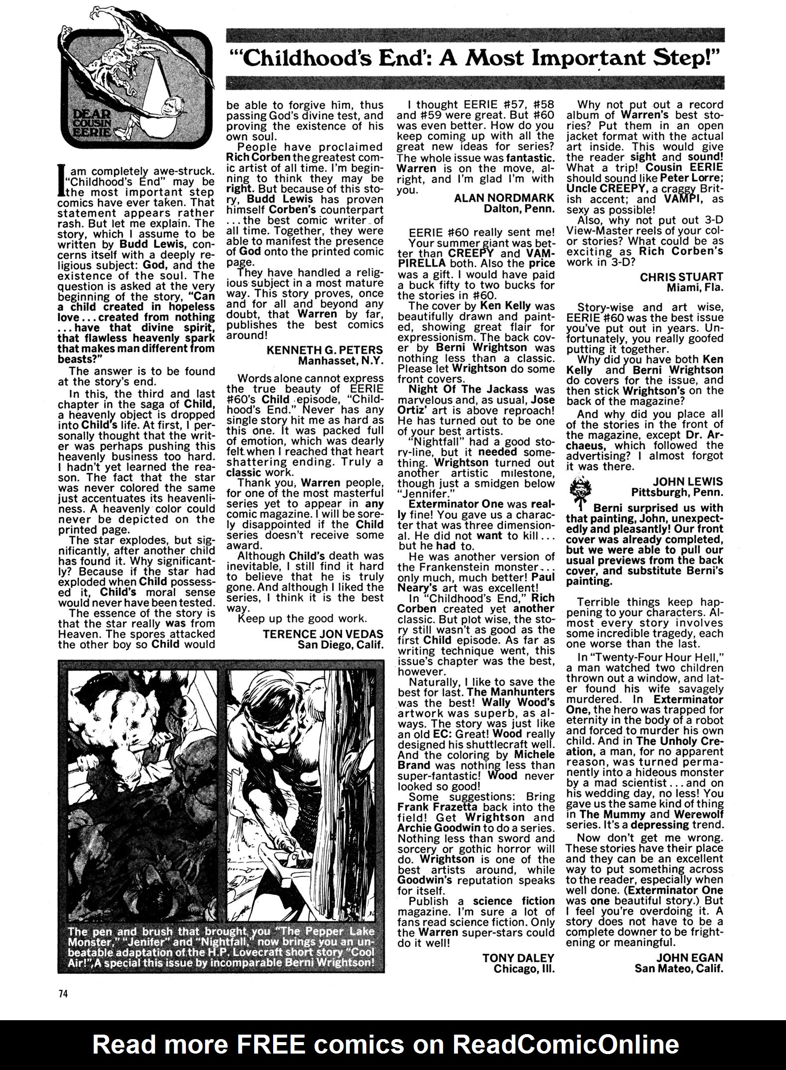 Read online Eerie Archives comic -  Issue # TPB 13 - 75