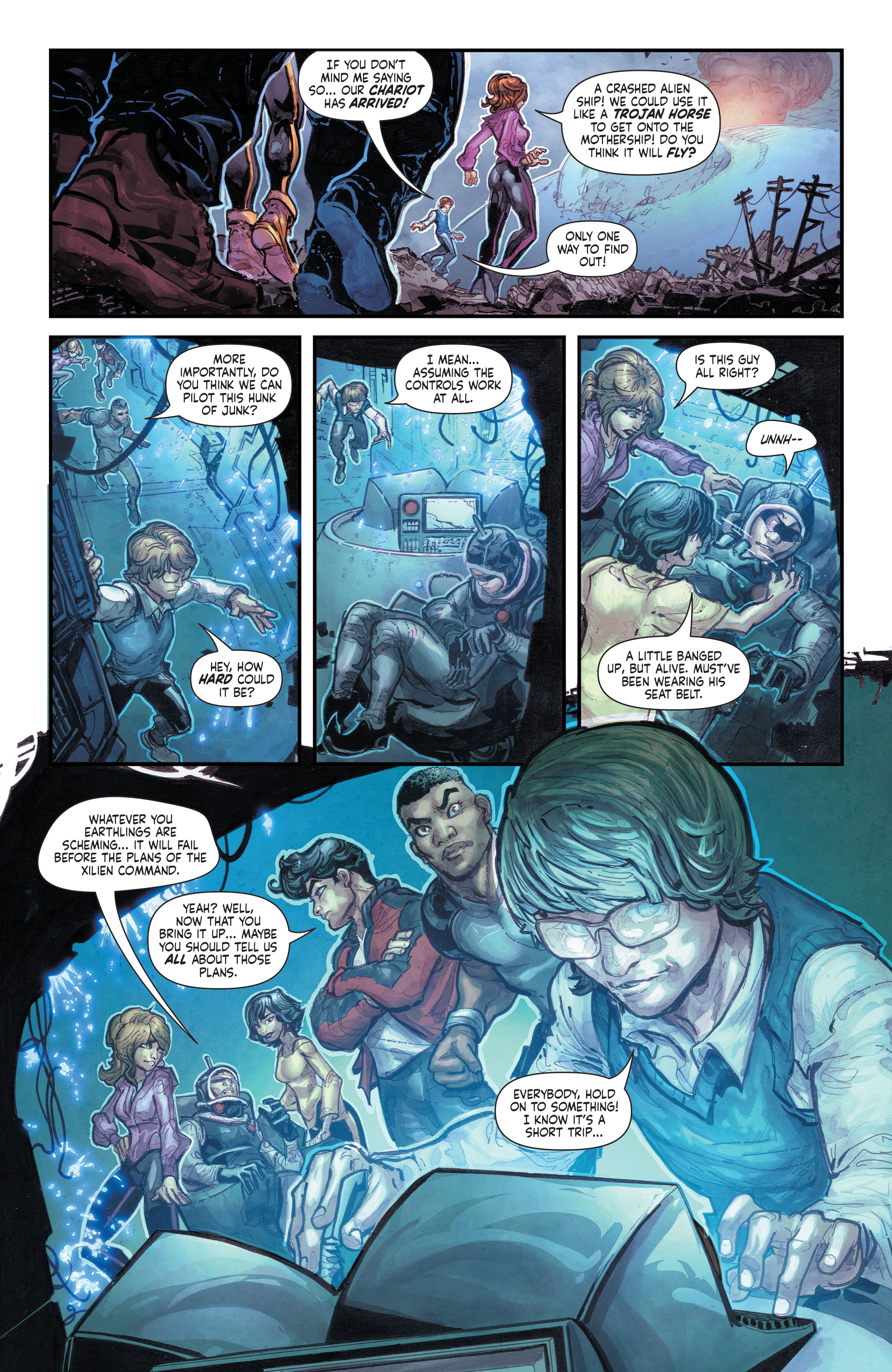 Read online Godzilla vs. The Mighty Morphin Power Rangers comic -  Issue #2 - 12