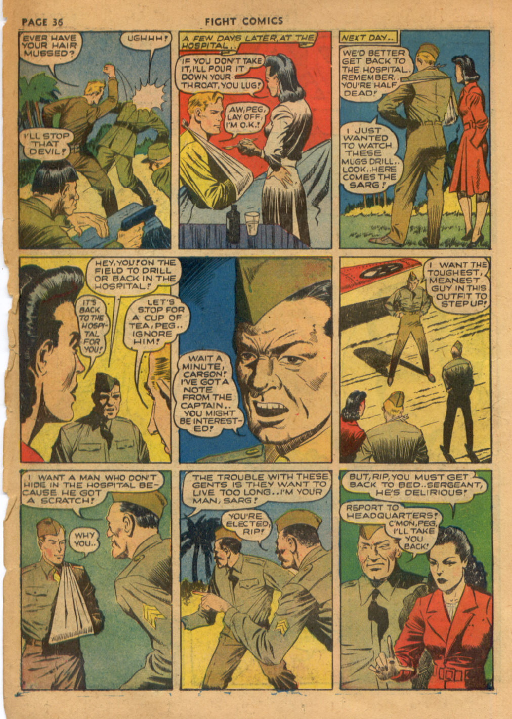 Read online Fight Comics comic -  Issue #19 - 38