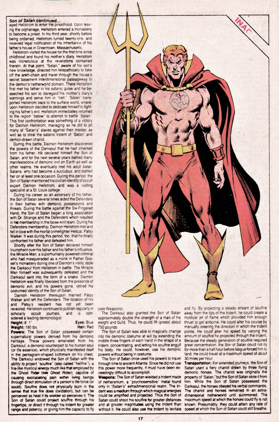 Read online The Official Handbook of the Marvel Universe comic -  Issue #14 - 18