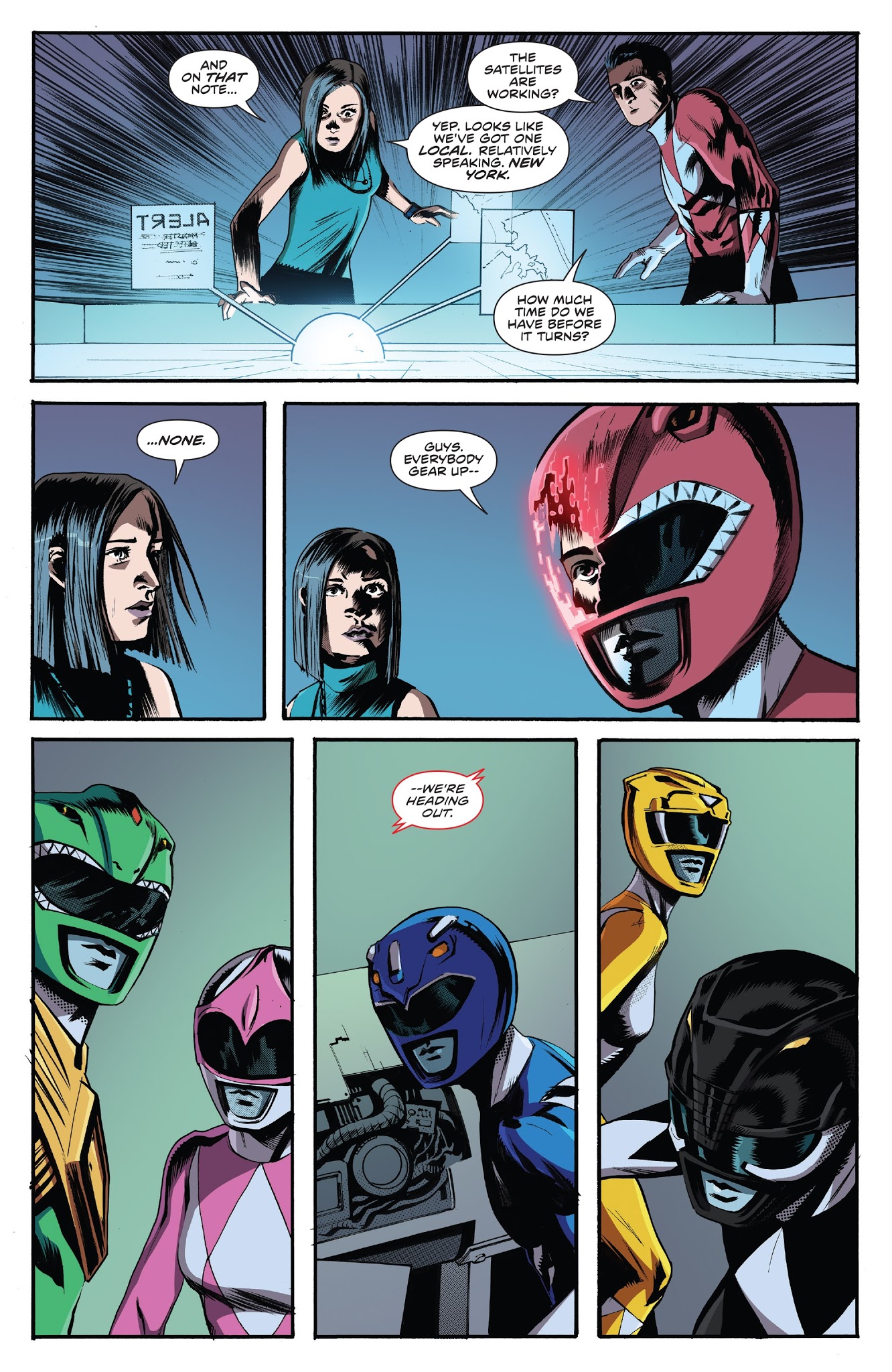 Read online Mighty Morphin Power Rangers comic -  Issue #22 - 21