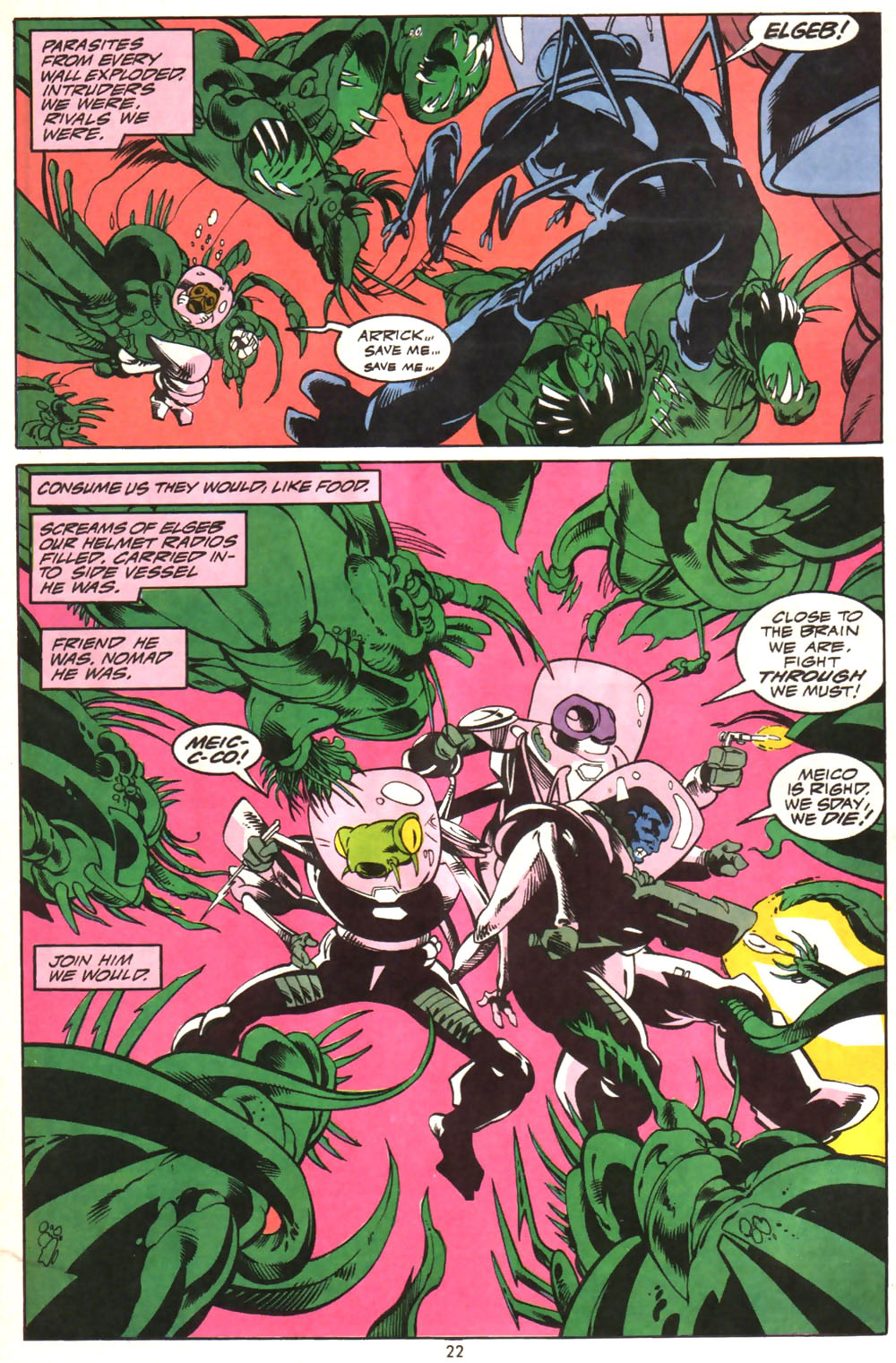 Read online Alien Legion (1987) comic -  Issue #13 - 25