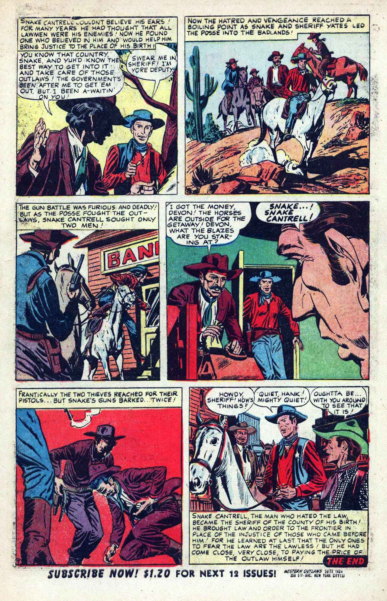 Read online Western Outlaws and Sheriffs comic -  Issue #68 - 9