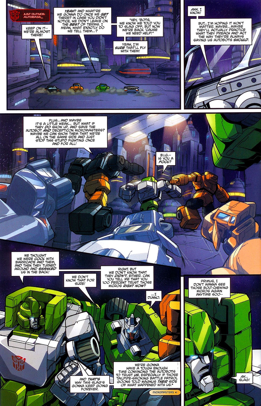 Read online Transformers: Micromasters comic -  Issue #3 - 14