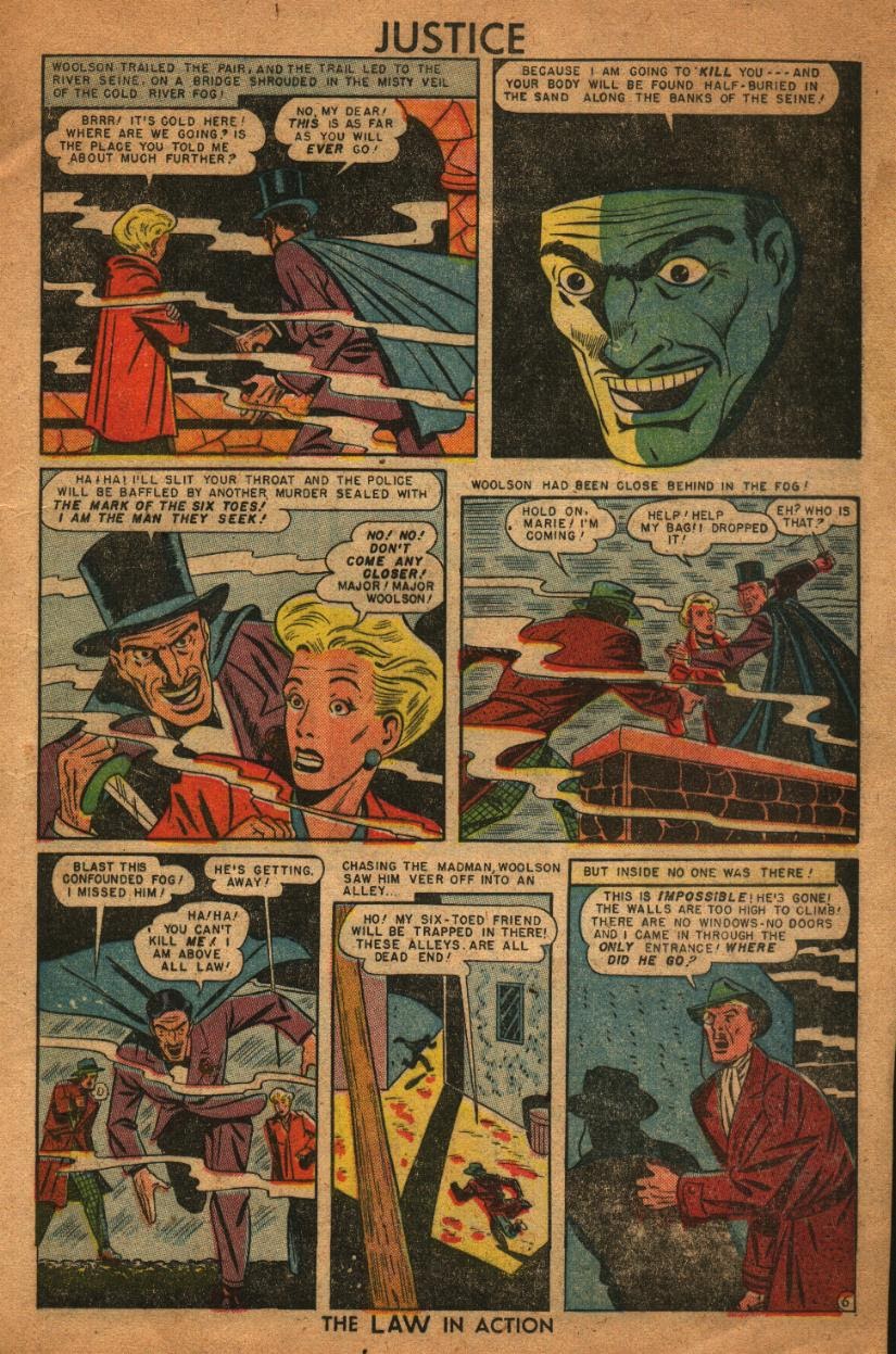 Read online Justice Comics (1948) comic -  Issue #6 - 19