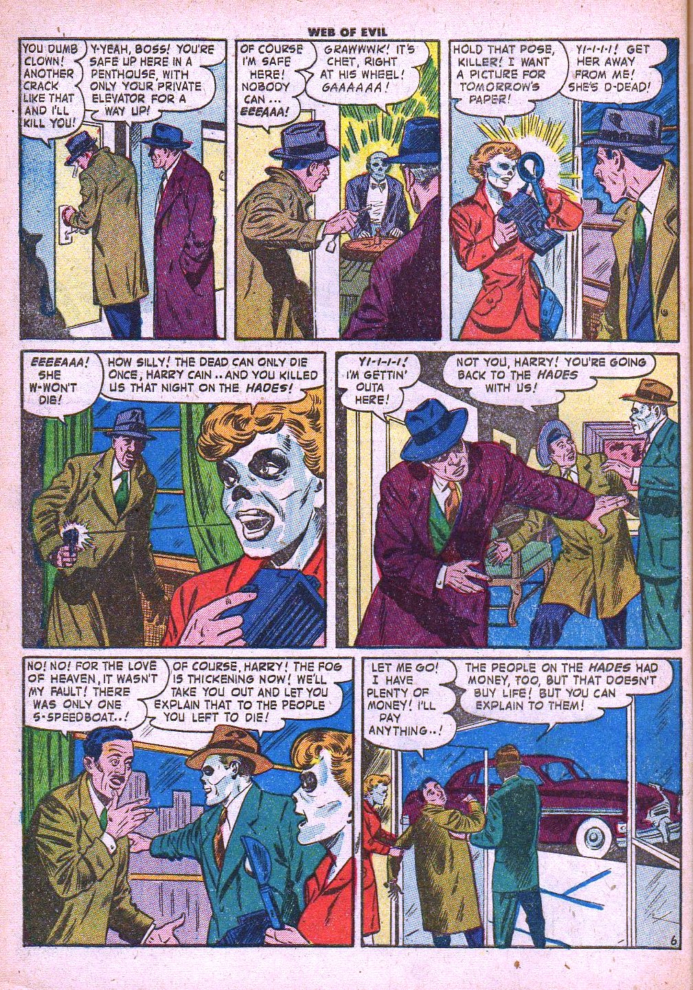 Read online Web of Evil comic -  Issue #7 - 8