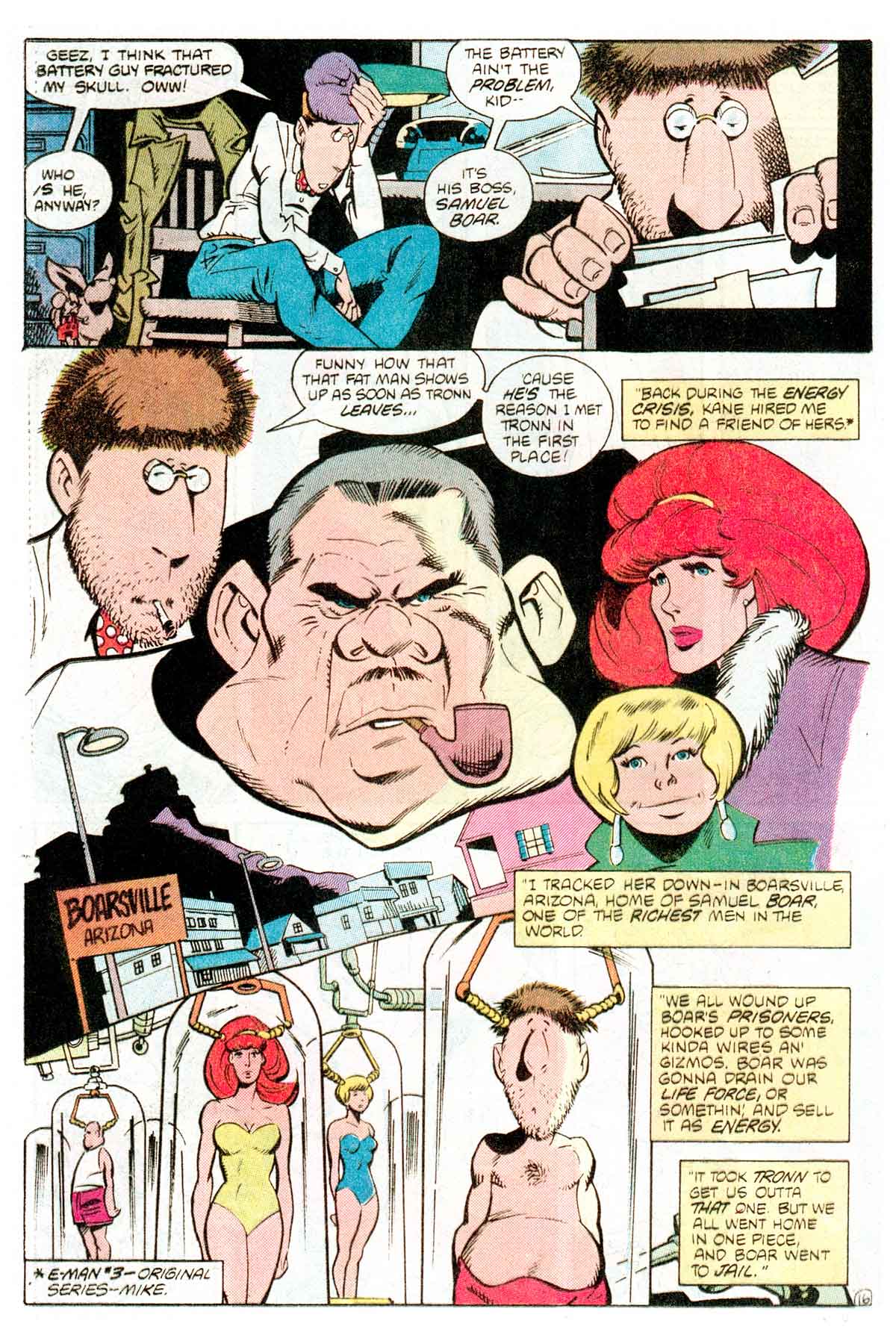 Read online E-Man (1983) comic -  Issue #14 - 20