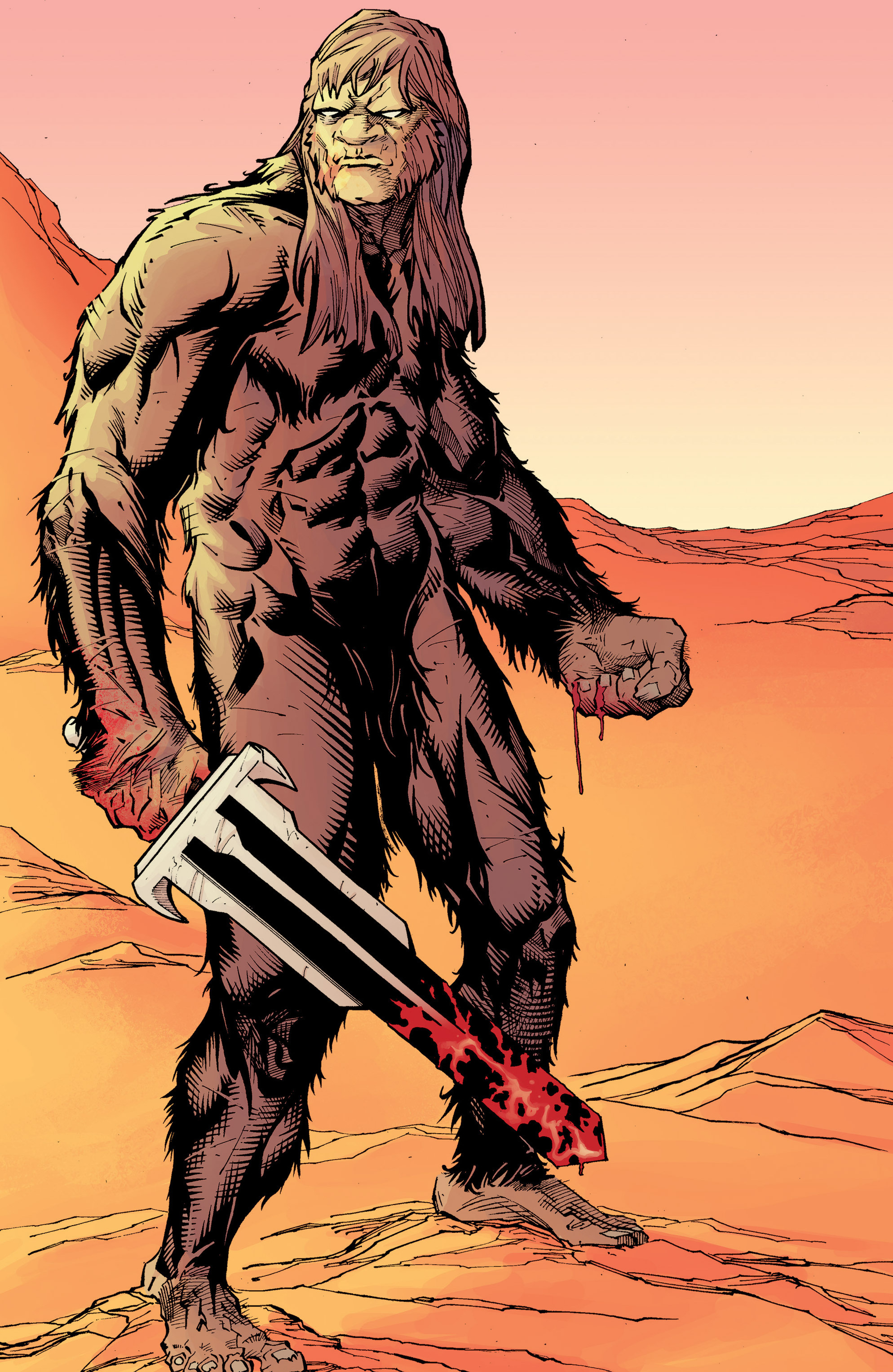 Read online Bigfoot: Sword of the Earthman (2015) comic -  Issue #5 - 26