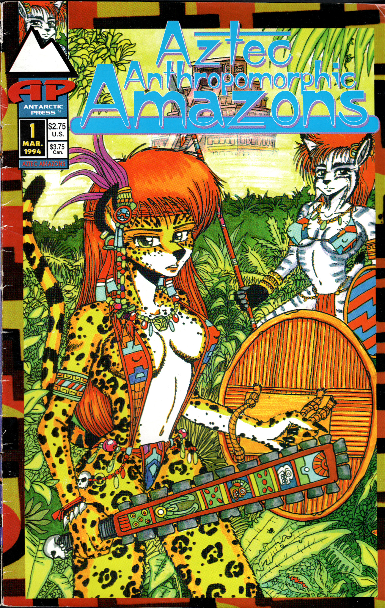 Read online Aztec Anthropomorphic Amazons comic -  Issue # Full - 1