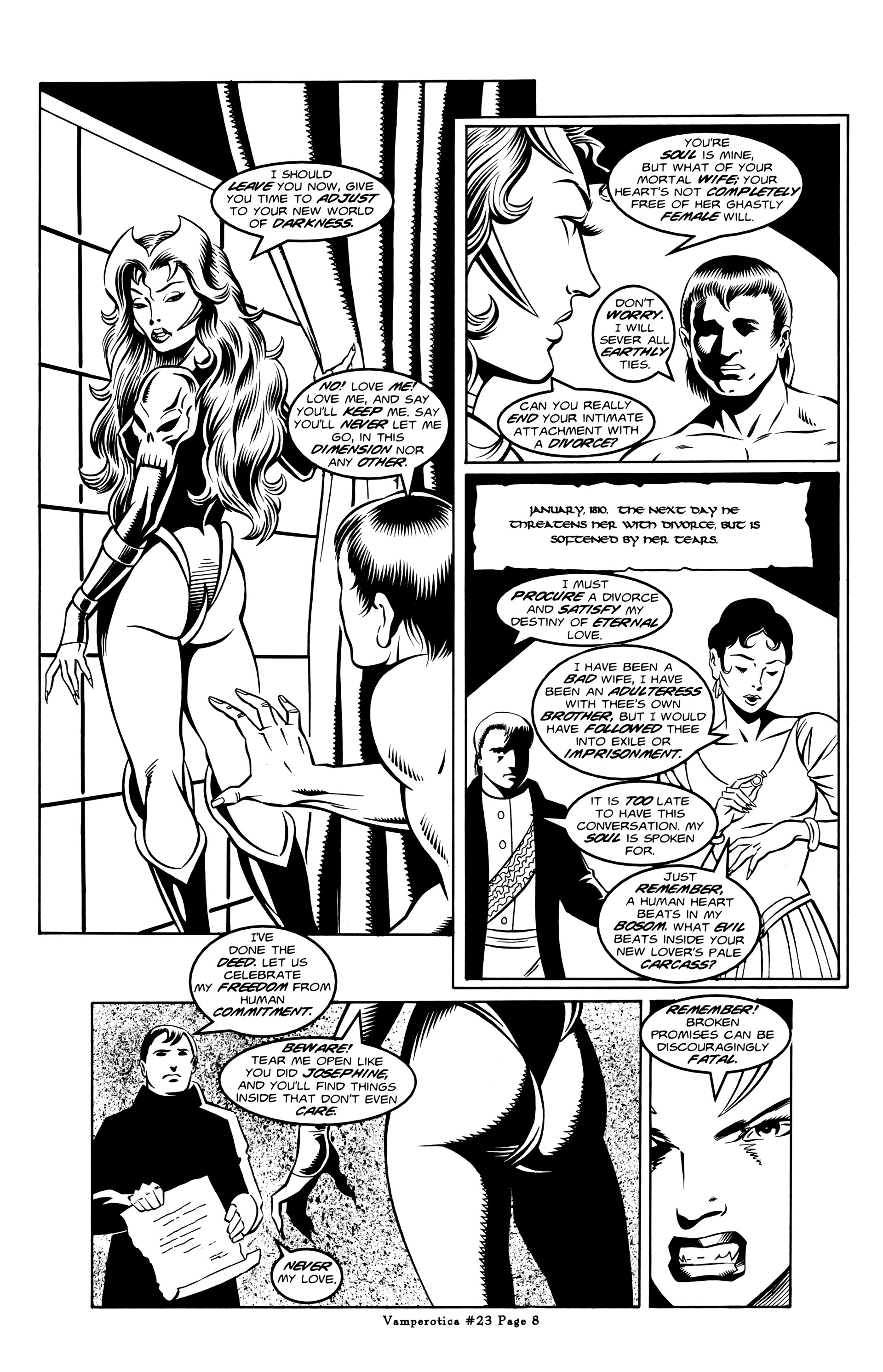 Read online Vamperotica comic -  Issue #23 - 10