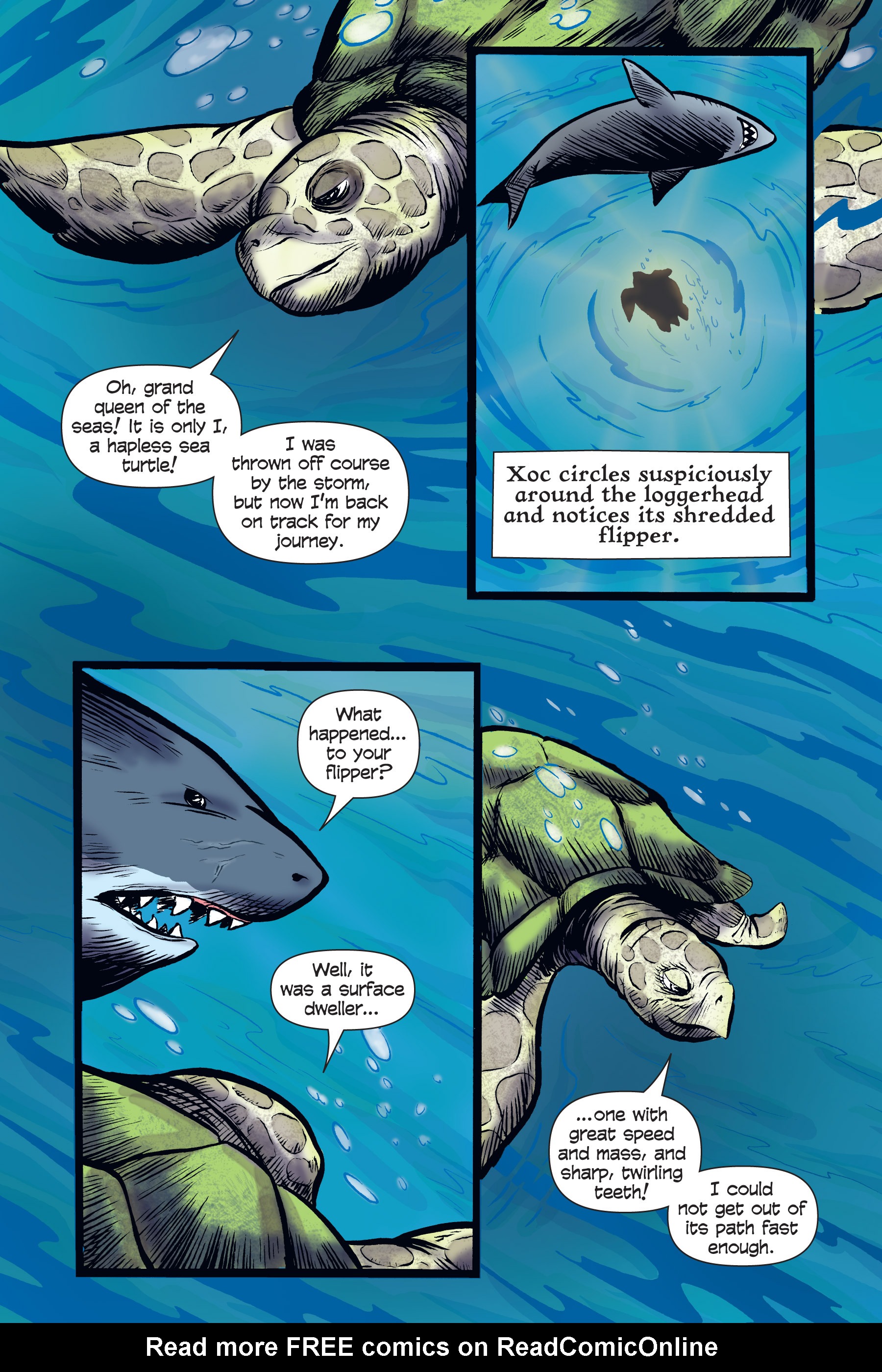 Read online Xoc: Journey of a Great White comic -  Issue # TPB - 49