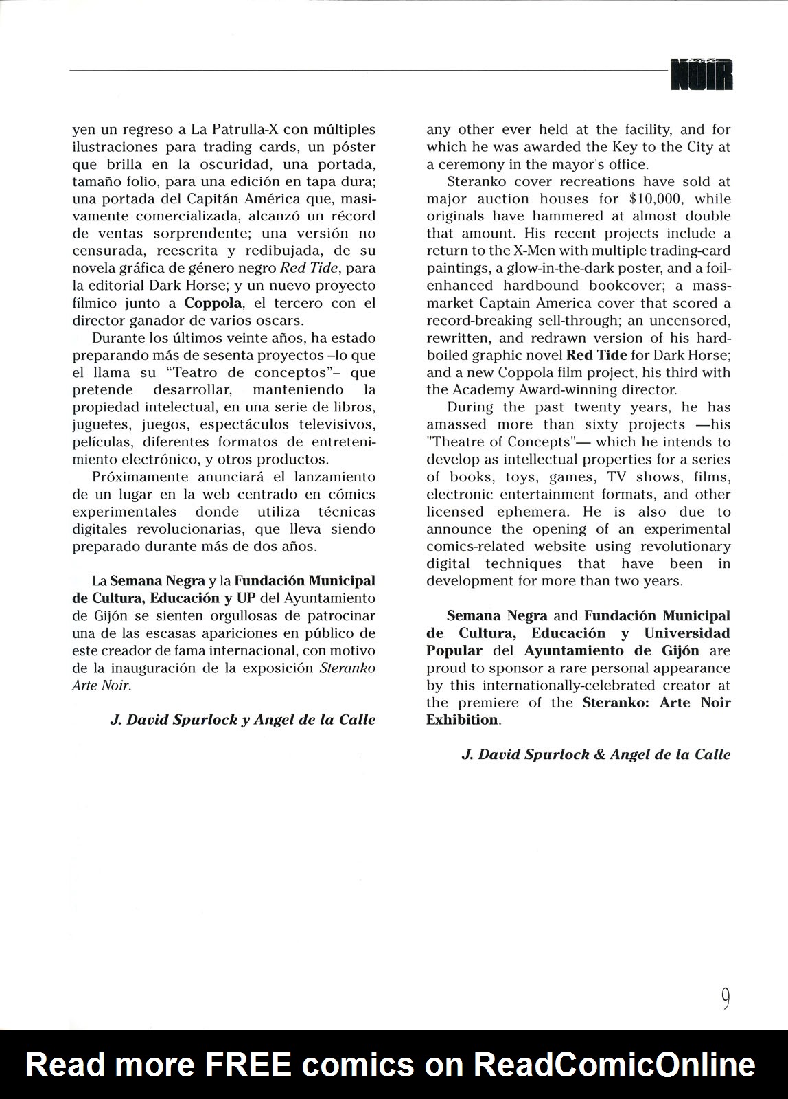 Read online Steranko: Arte Noir comic -  Issue # TPB (Part 1) - 9