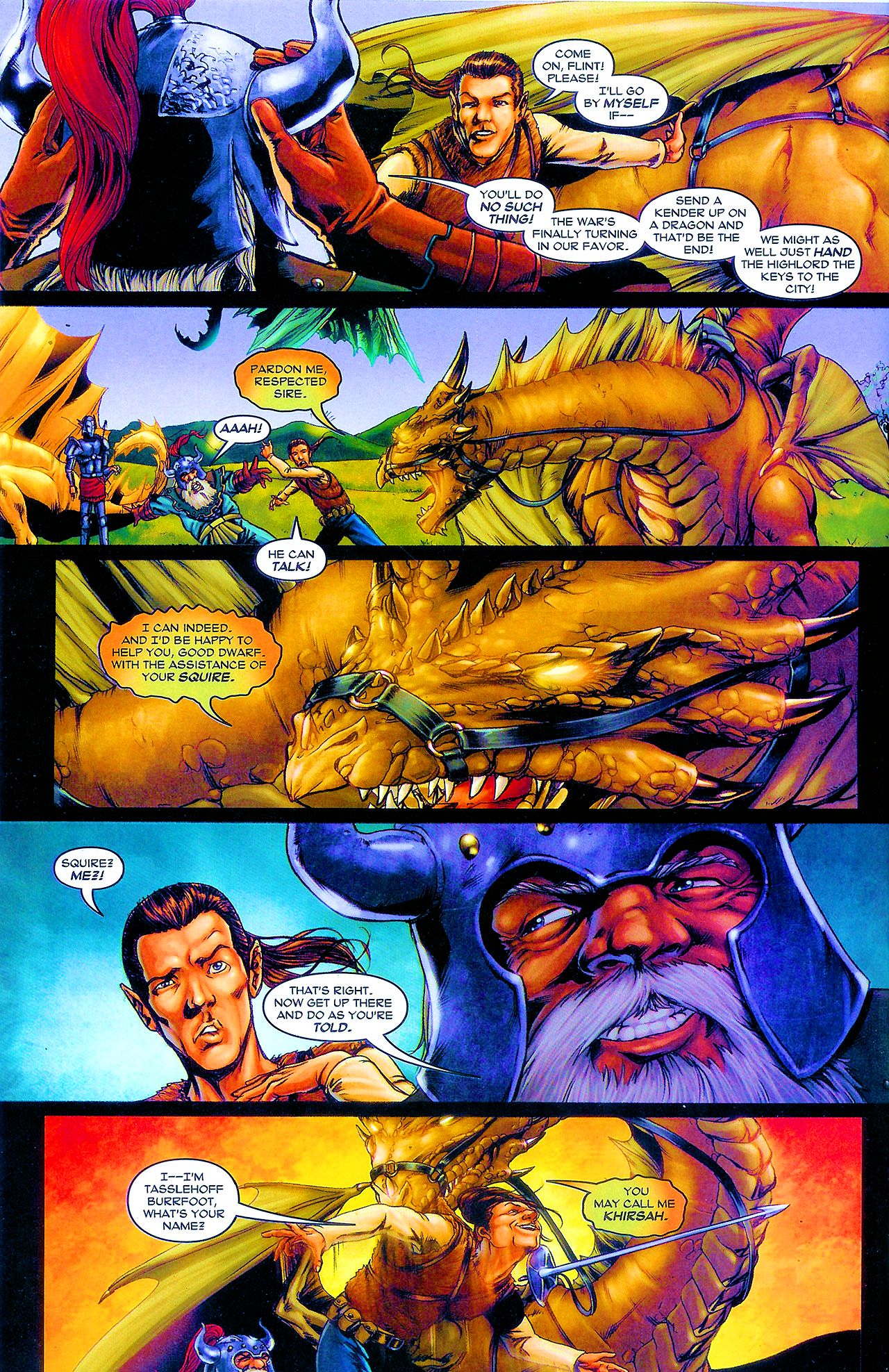 Read online Dragonlance Chronicles (2007) comic -  Issue #4 - 5