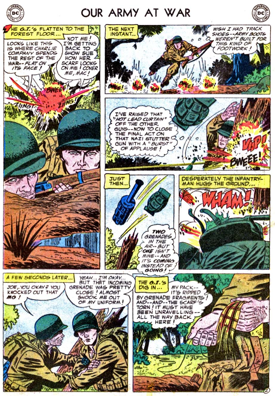 Read online Our Army at War (1952) comic -  Issue #42 - 13