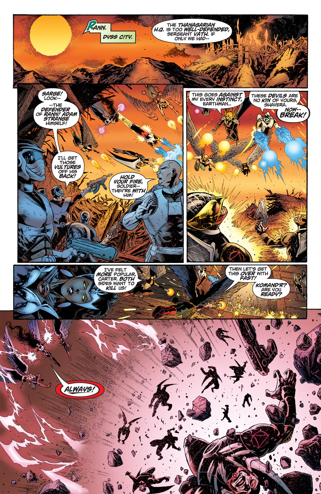 Read online Rann/Thanagar War comic -  Issue #4 - 11