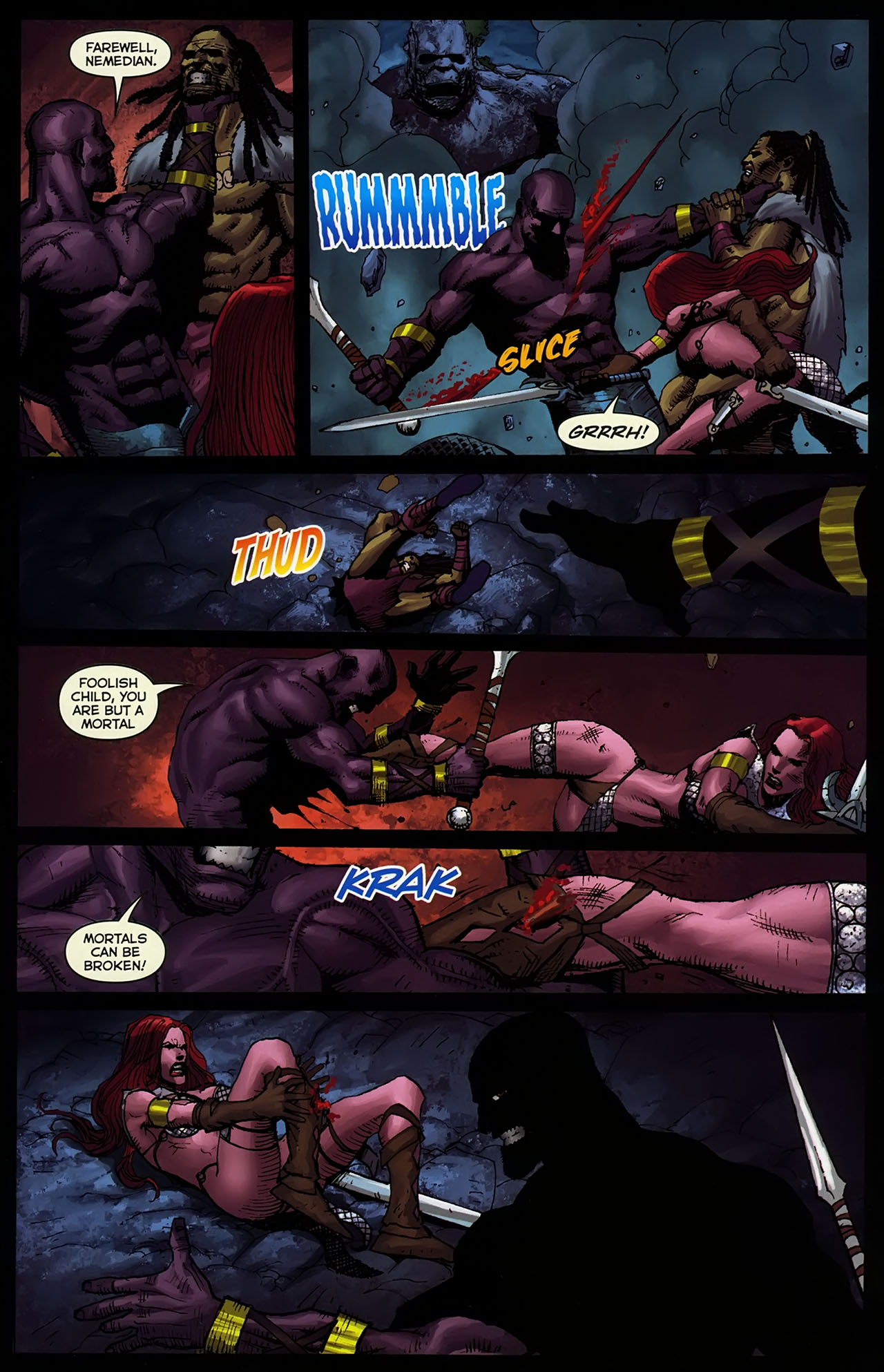 Read online Sword of Red Sonja: Doom of the Gods comic -  Issue #4 - 14