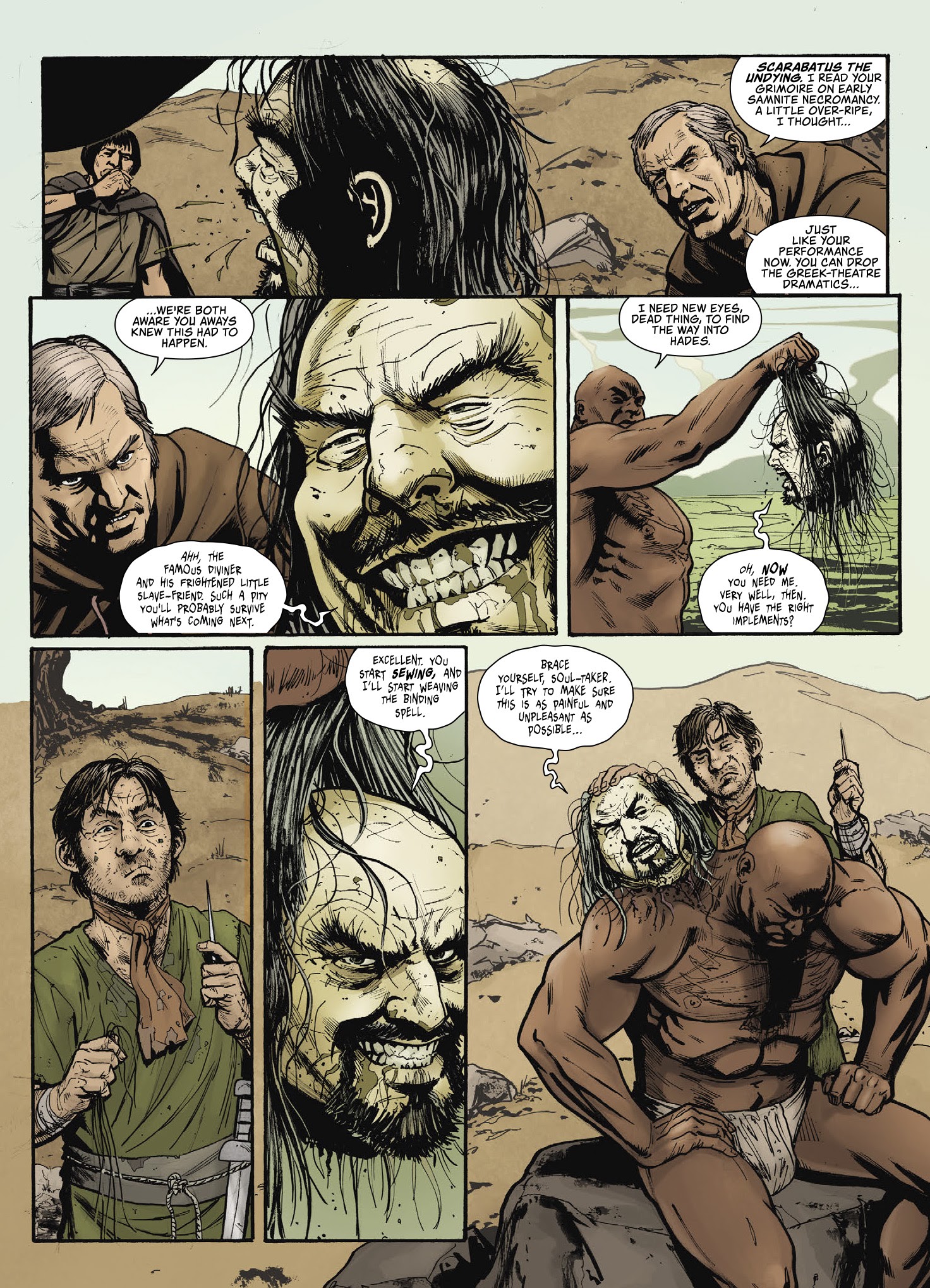 Read online Aquila: The Burning Fields comic -  Issue # TPB - 77