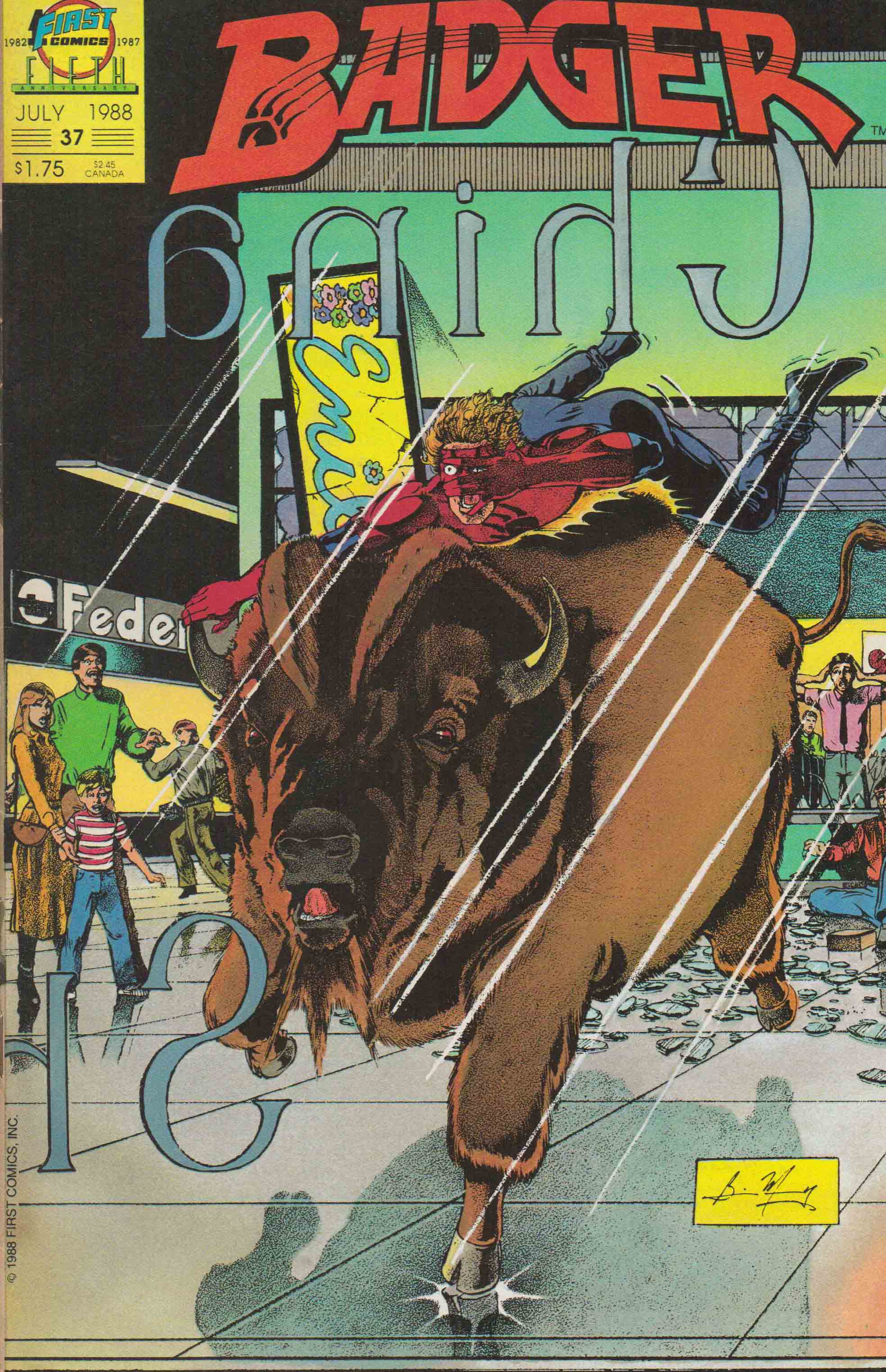 Read online The Badger comic -  Issue #37 - 1