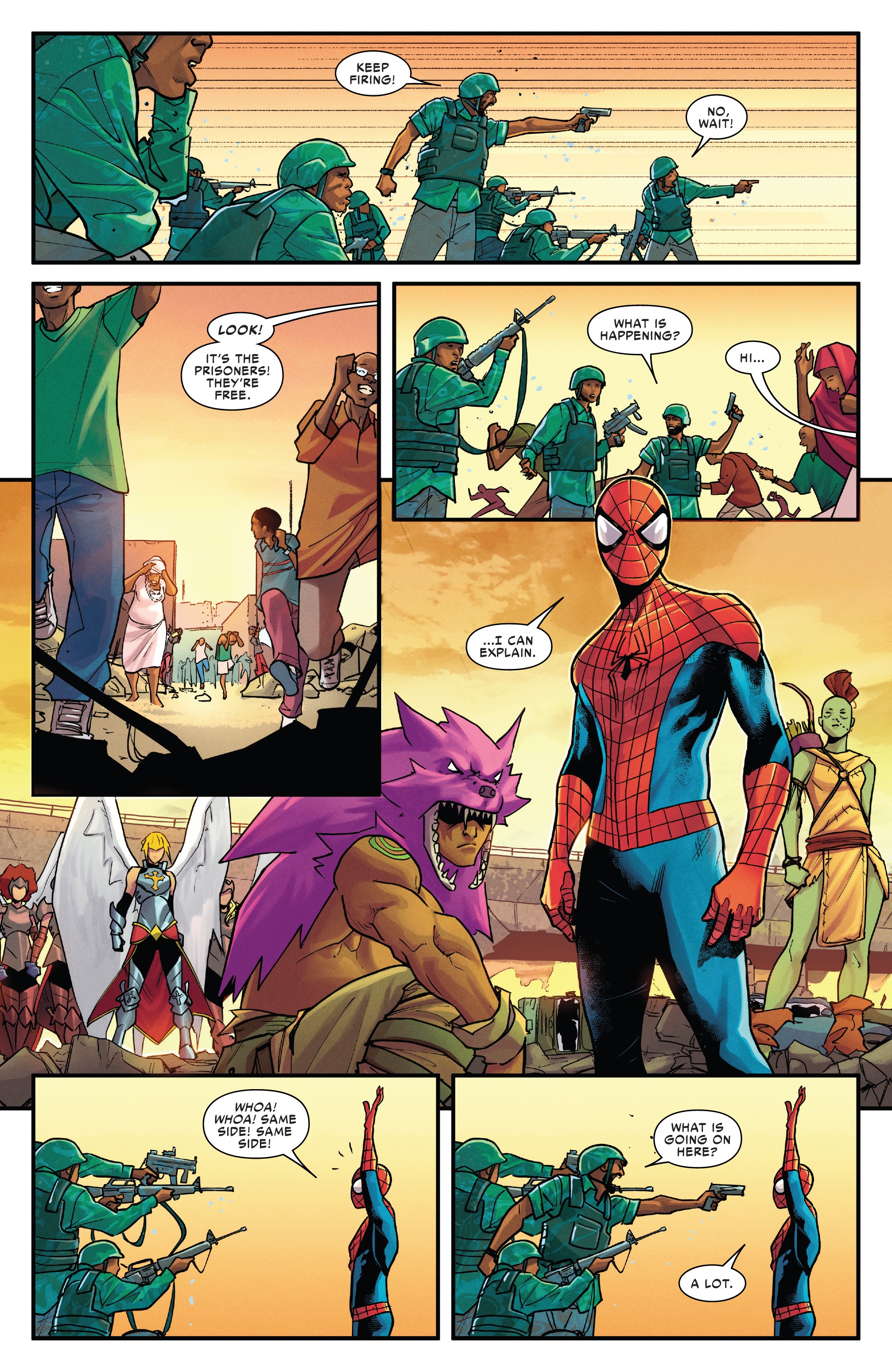 Read online War of the Realms: Spider-Man & the League of Realms comic -  Issue #2 - 14