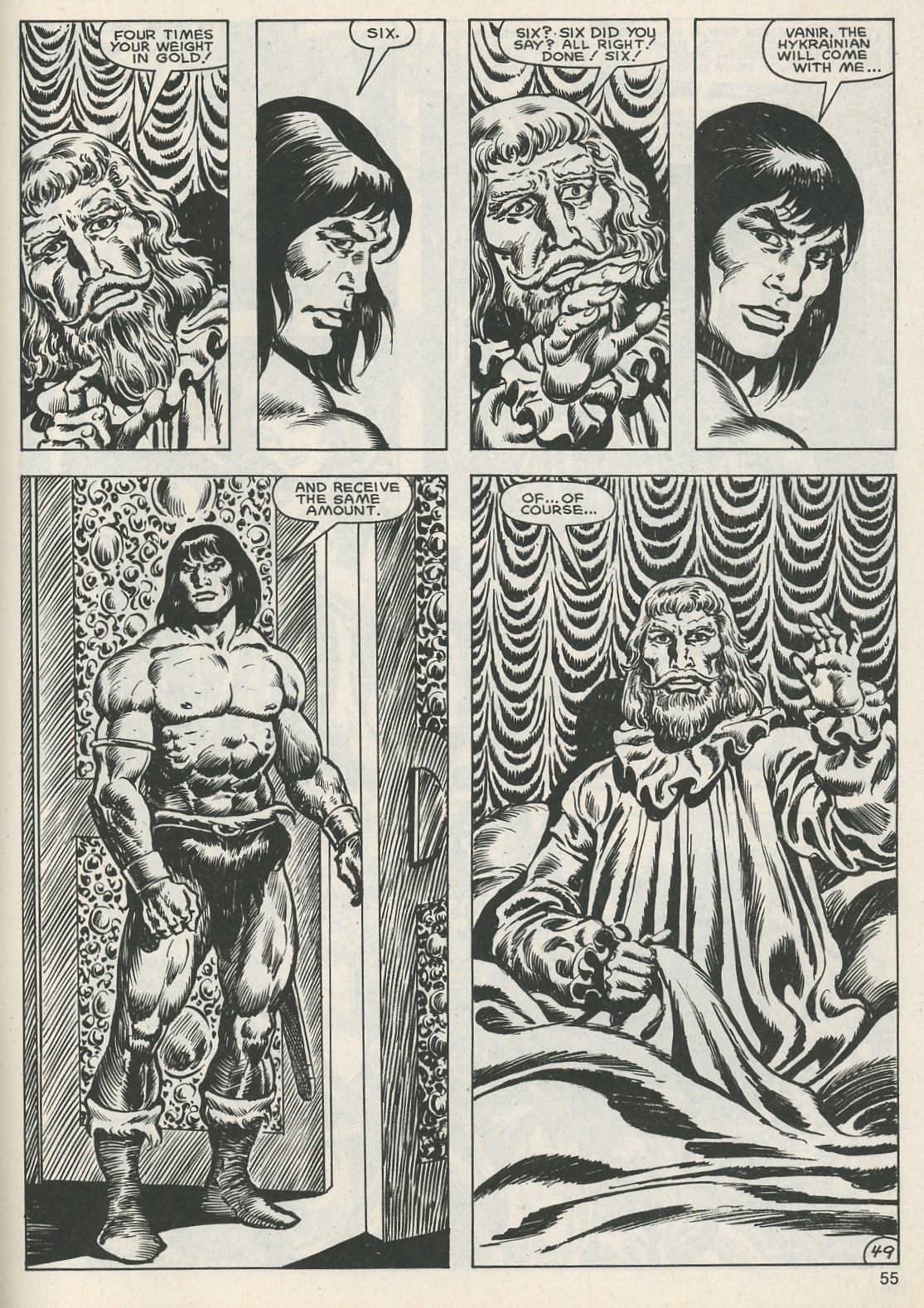 Read online The Savage Sword Of Conan comic -  Issue #113 - 55