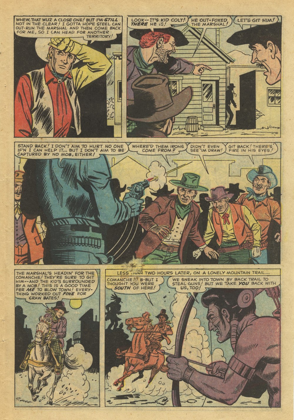 Read online Kid Colt Outlaw comic -  Issue #80 - 7