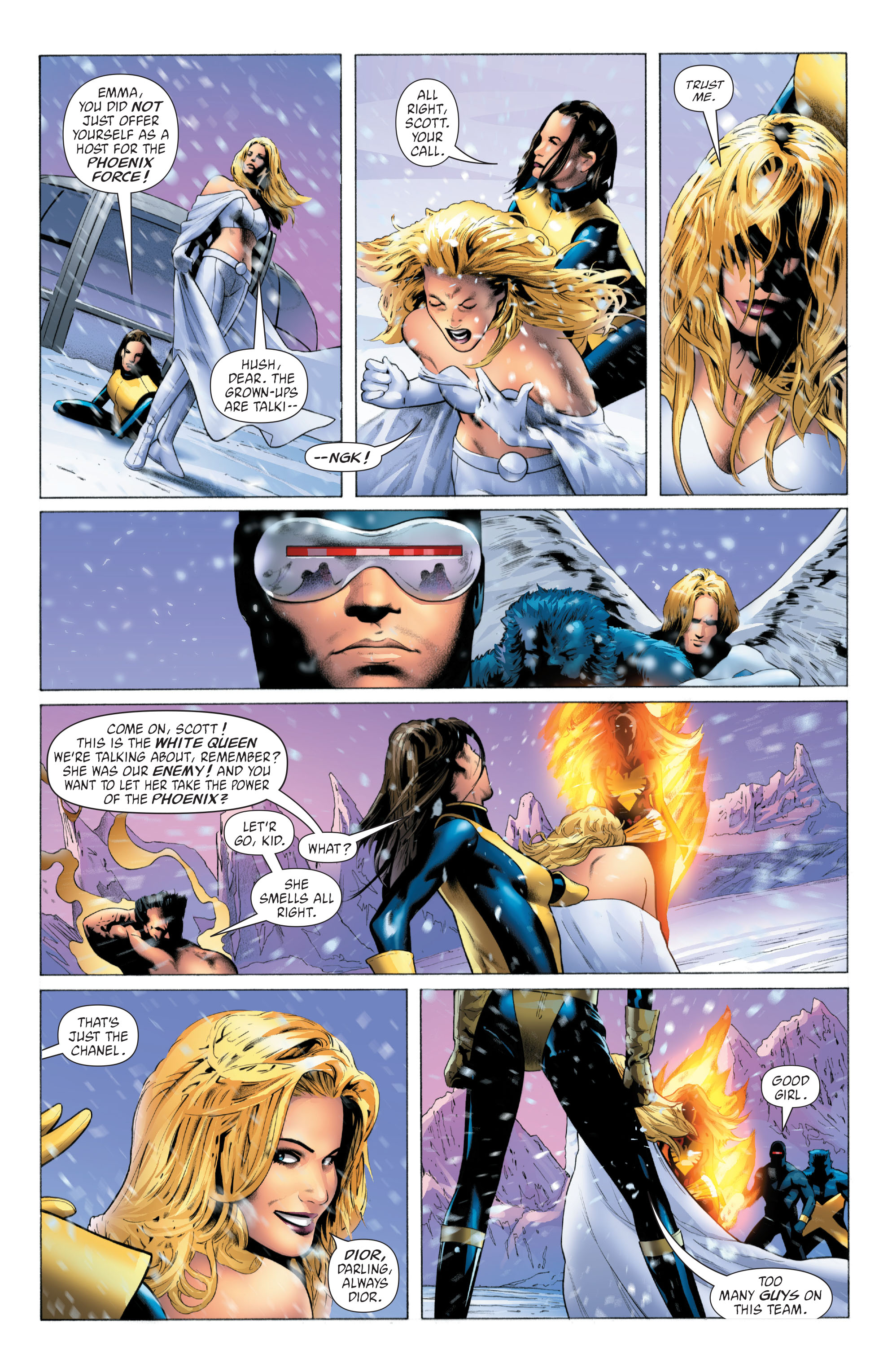 Read online X-Men: Phoenix - Endsong comic -  Issue #4 - 12