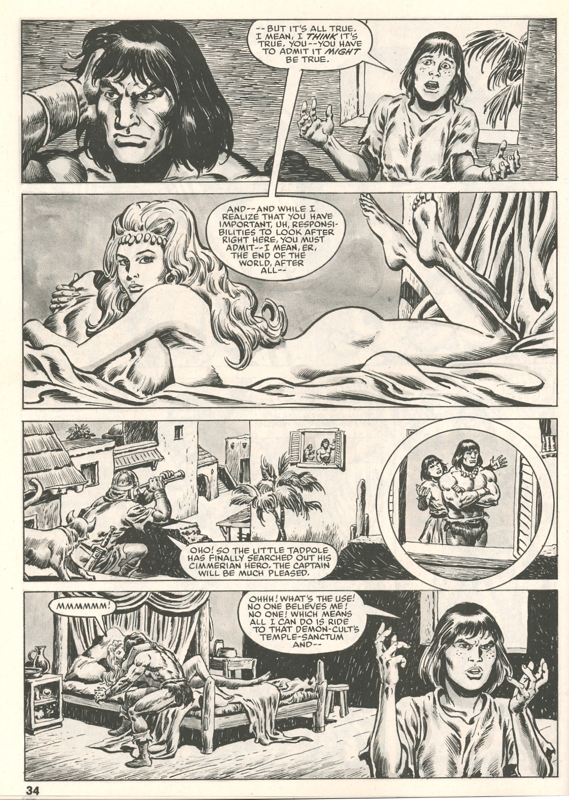 Read online The Savage Sword Of Conan comic -  Issue #109 - 36