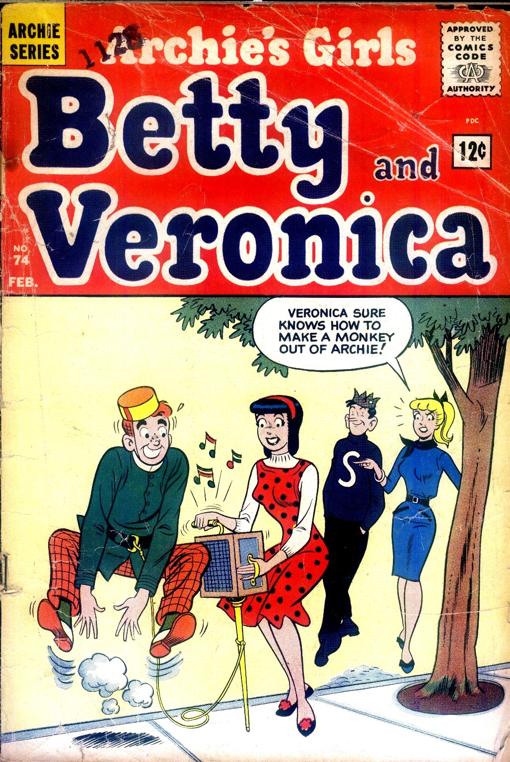 Read online Archie's Girls Betty and Veronica comic -  Issue #74 - 1