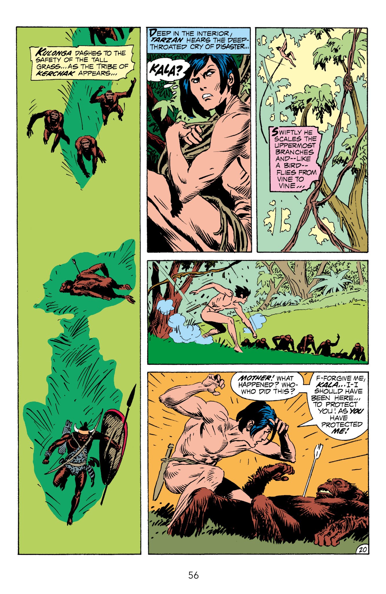 Read online Edgar Rice Burroughs' Tarzan The Joe Kubert Years comic -  Issue # TPB 1 (Part 1) - 57