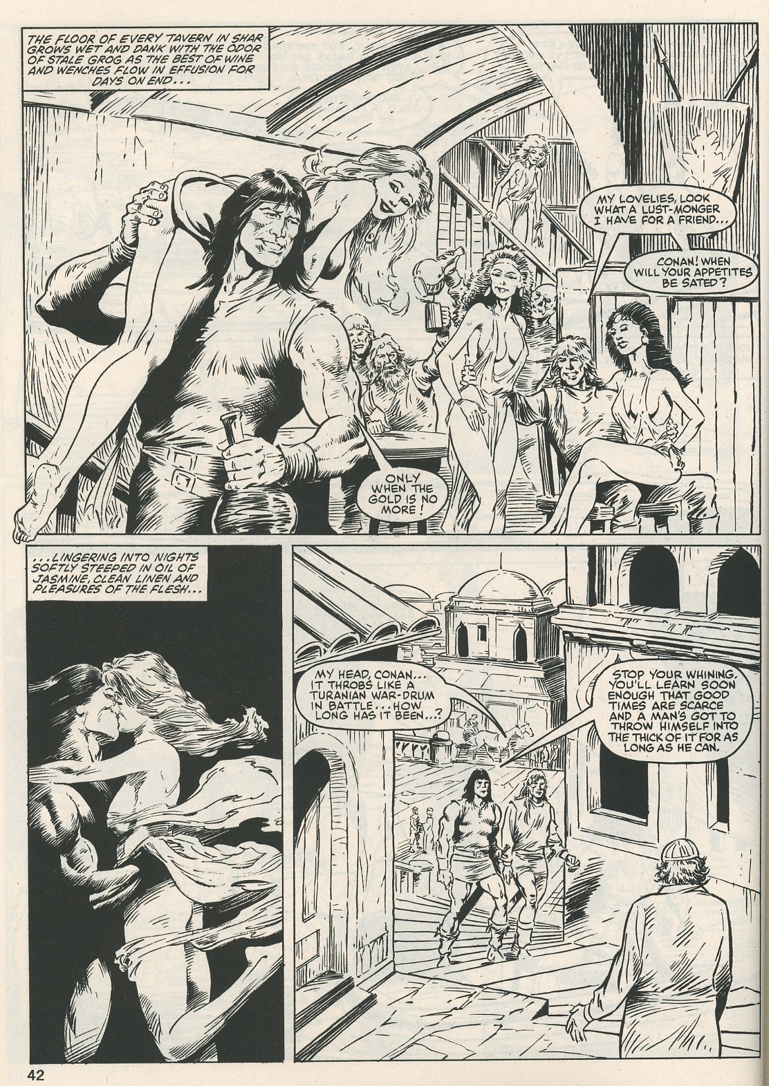 Read online The Savage Sword Of Conan comic -  Issue #115 - 42