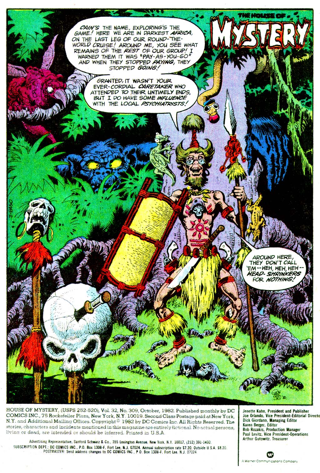 Read online House of Mystery (1951) comic -  Issue #309 - 2