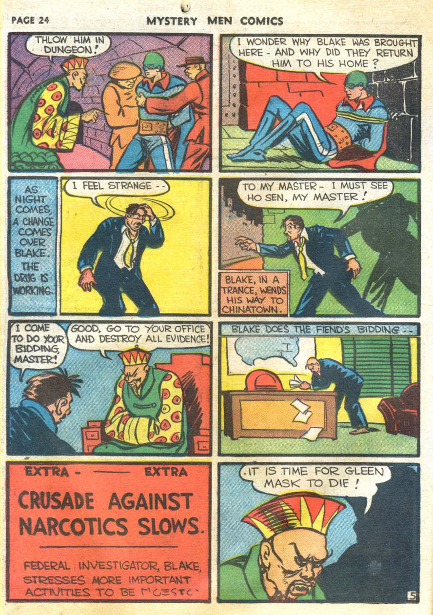 Read online Mystery Men Comics comic -  Issue #11 - 26
