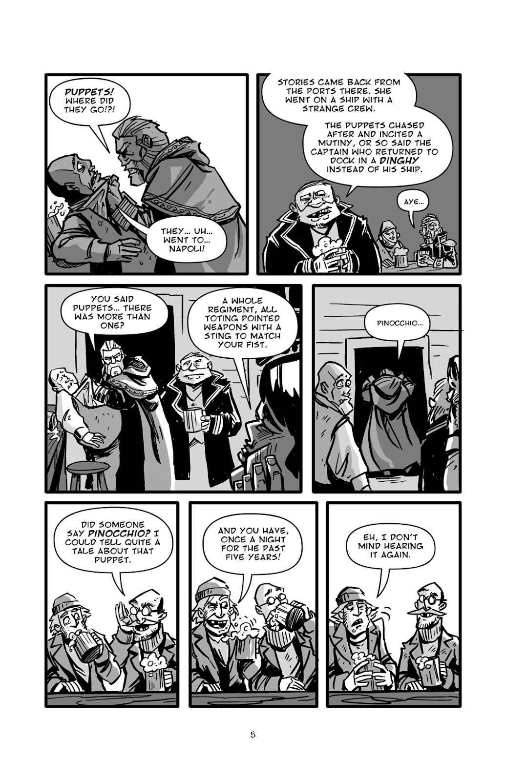 Pinocchio: Vampire Slayer - Of Wood and Blood issue 1 - Page 6