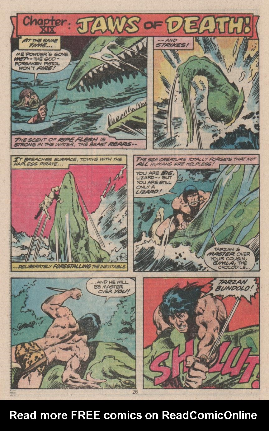 Read online Tarzan (1977) comic -  Issue #18 - 15