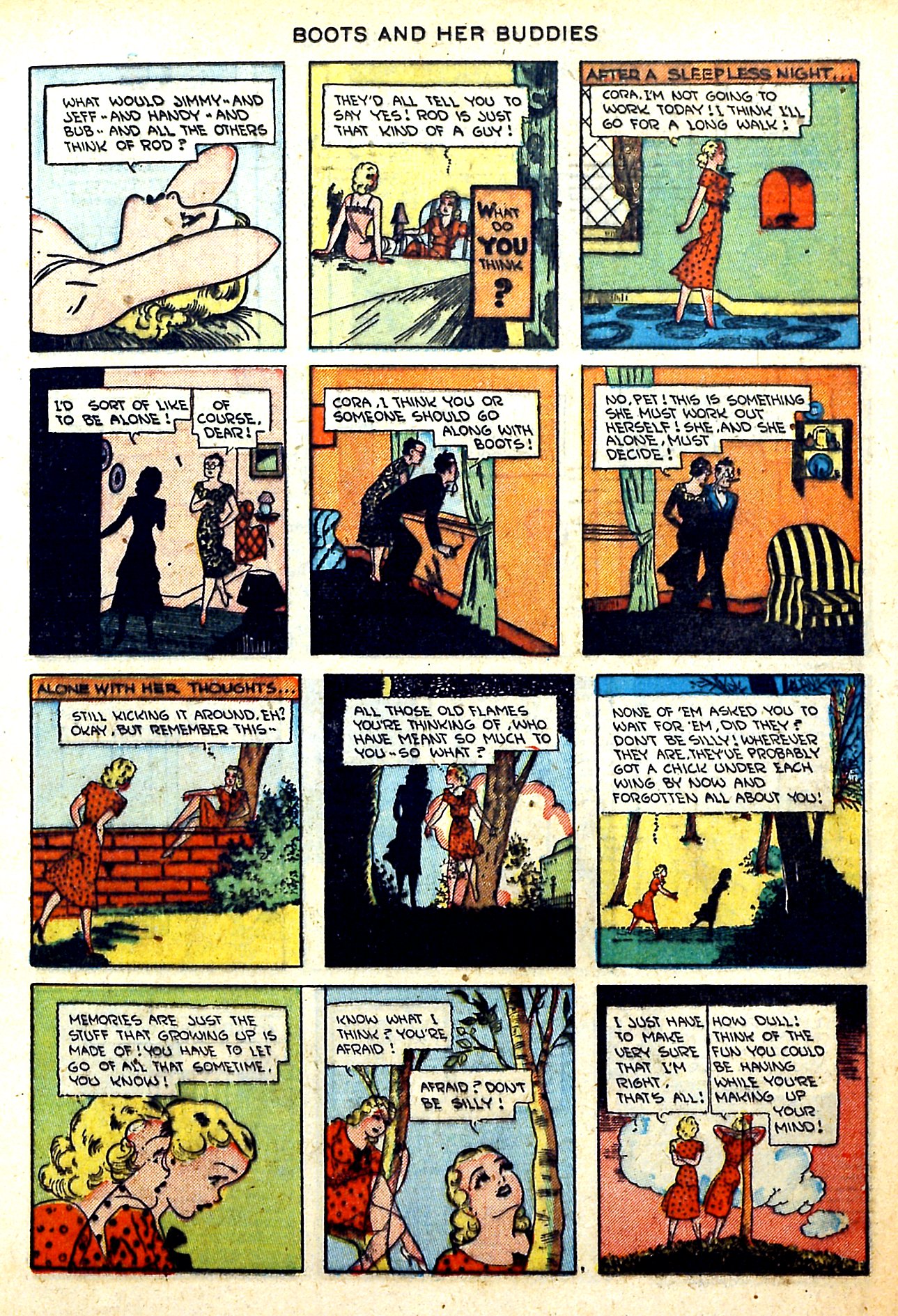 Read online Boots and Her Buddies (1948) comic -  Issue #8 - 17