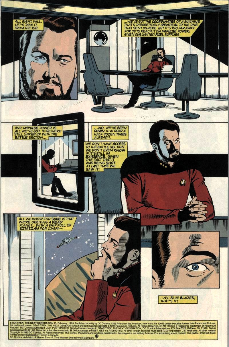 Read online Star Trek: The Next Generation (1989) comic -  Issue #43 - 2