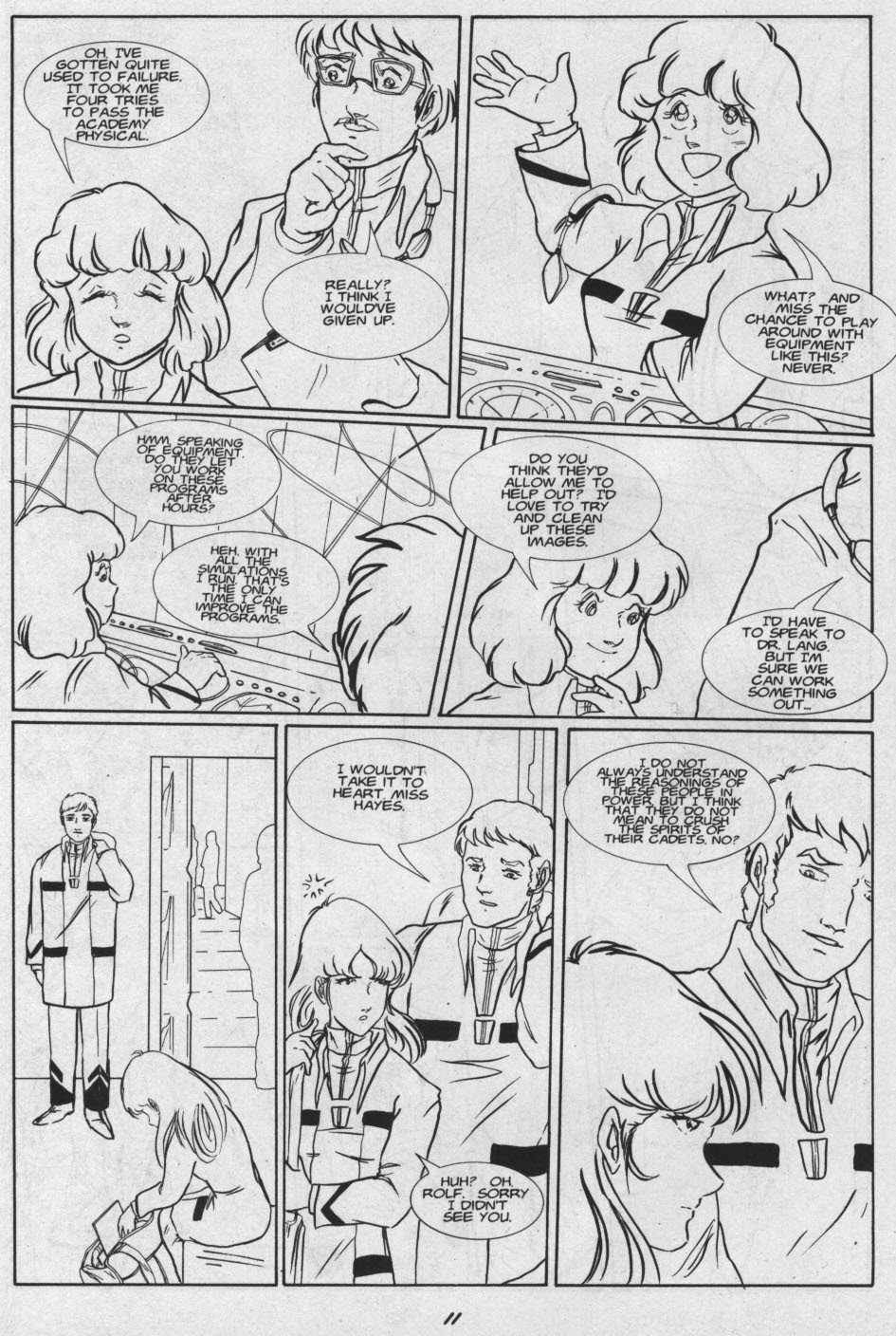 Read online Robotech Academy Blues comic -  Issue #2 - 13