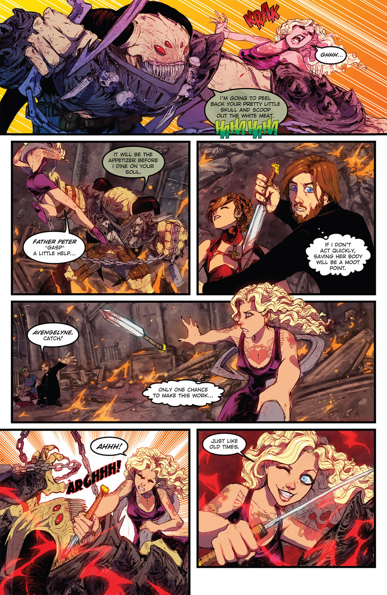 Read online Avengelyne (2011) comic -  Issue #3 - 13