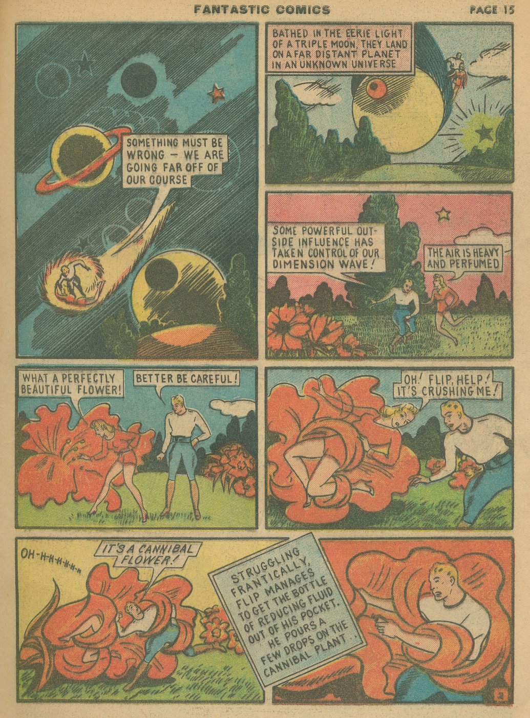 Read online Fantastic Comics comic -  Issue #8 - 17