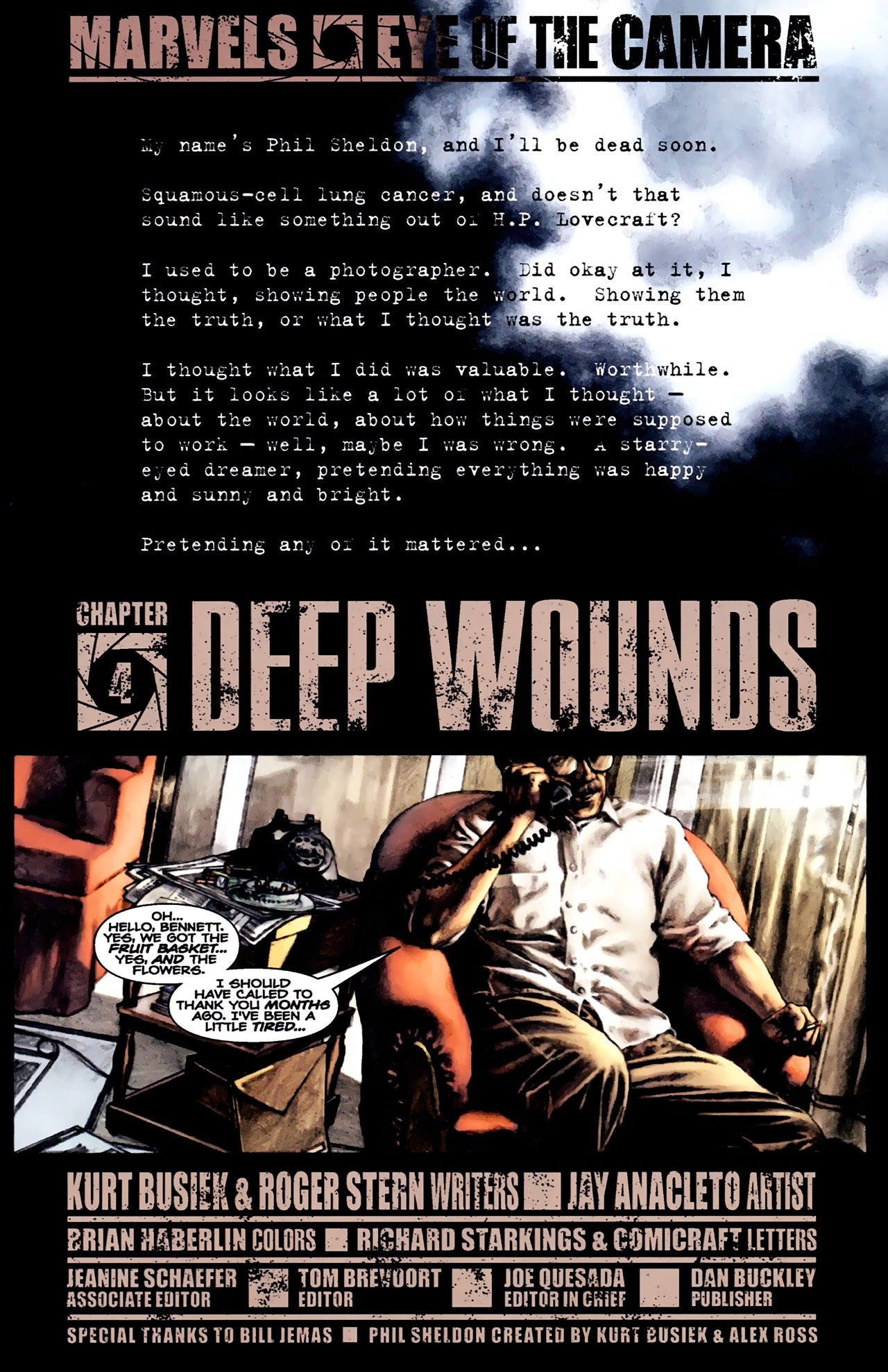 Read online Marvels: Eye Of The Camera comic -  Issue #4 - 2