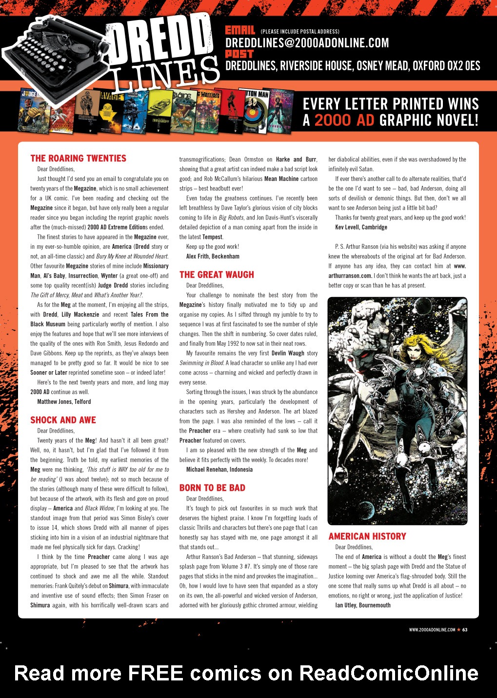 Read online Judge Dredd Megazine (Vol. 5) comic -  Issue #301 - 63